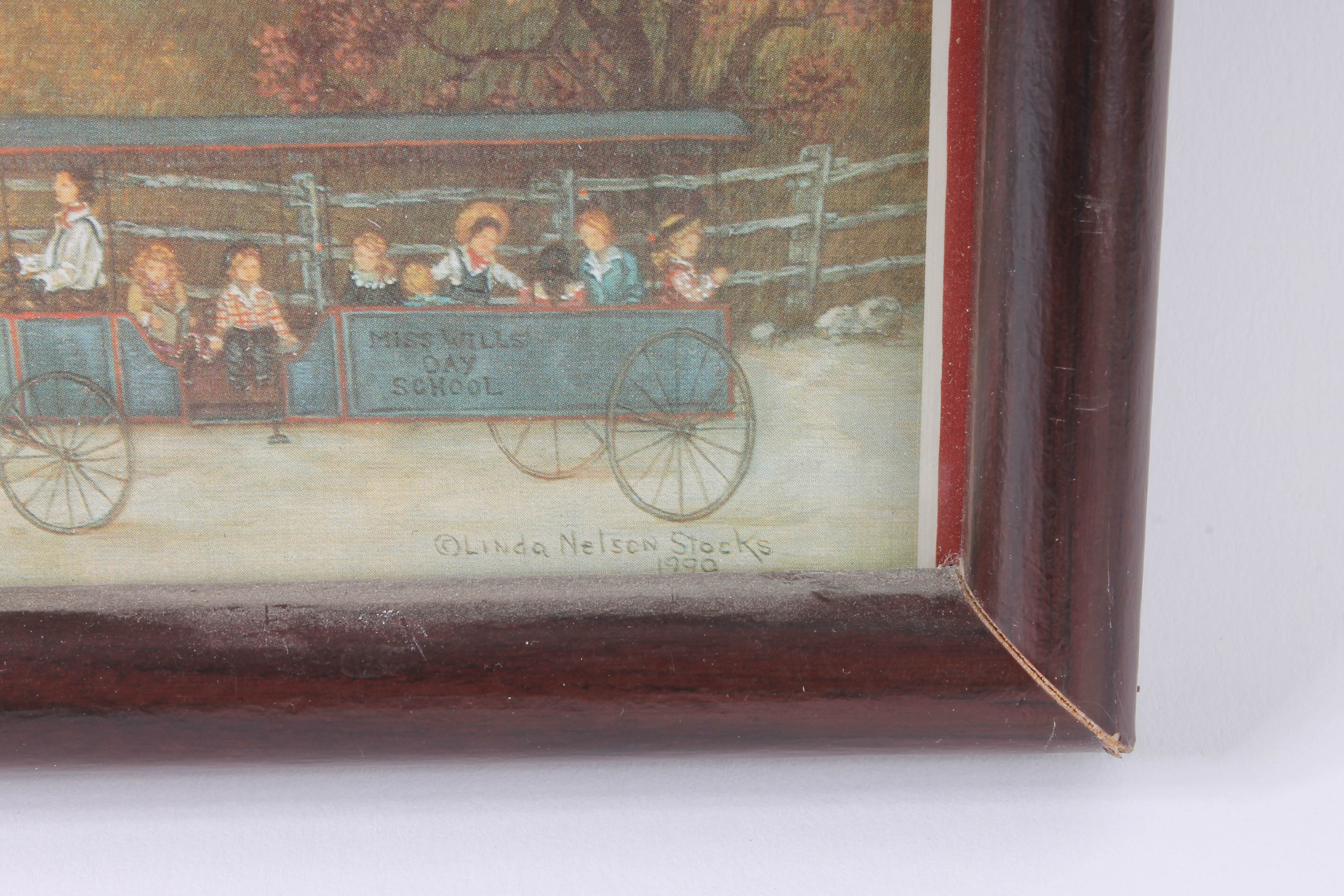 Pair of Framed Rustic Prints