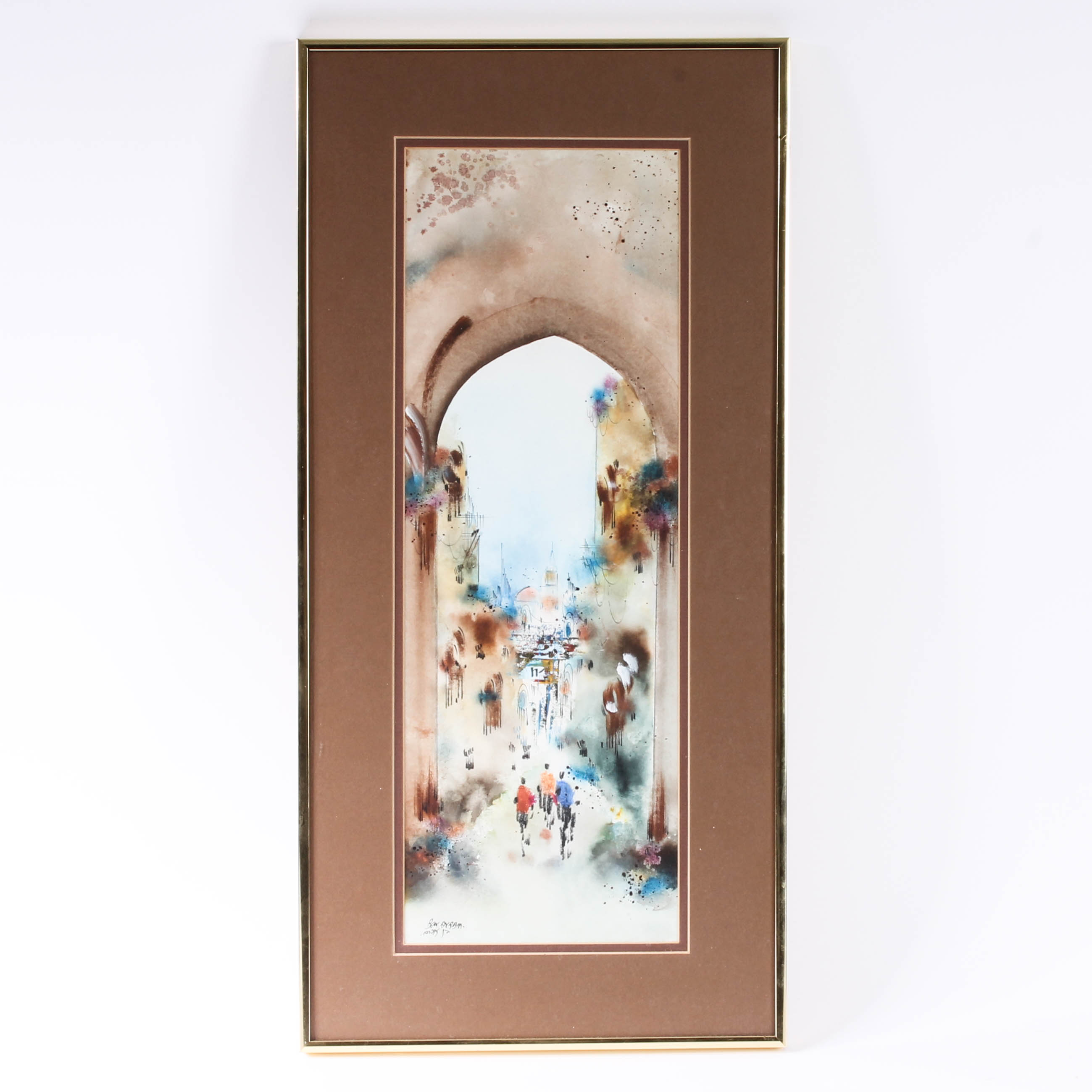 Bar Ayram Original Watercolor Painting