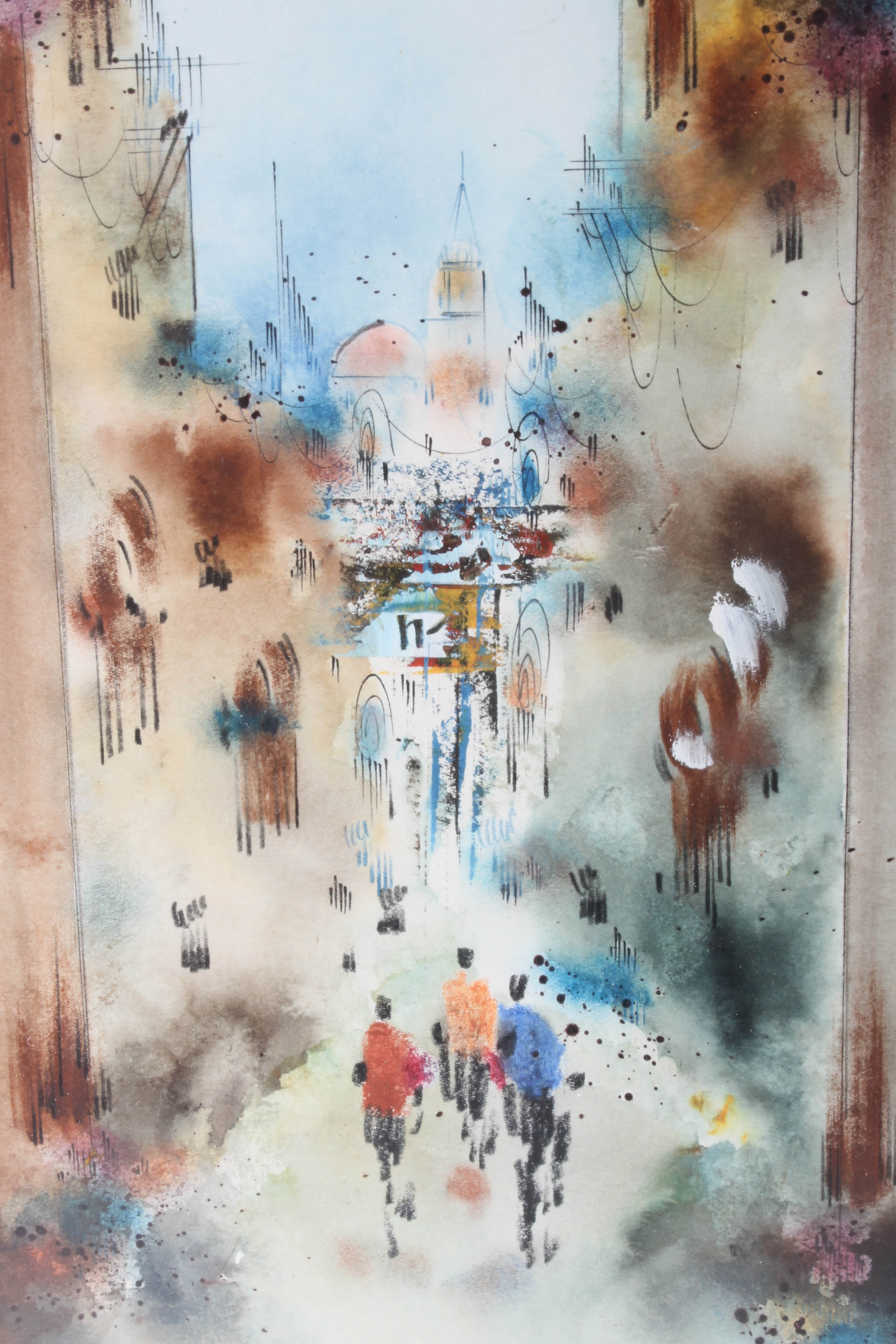 Bar Ayram Original Watercolor Painting
