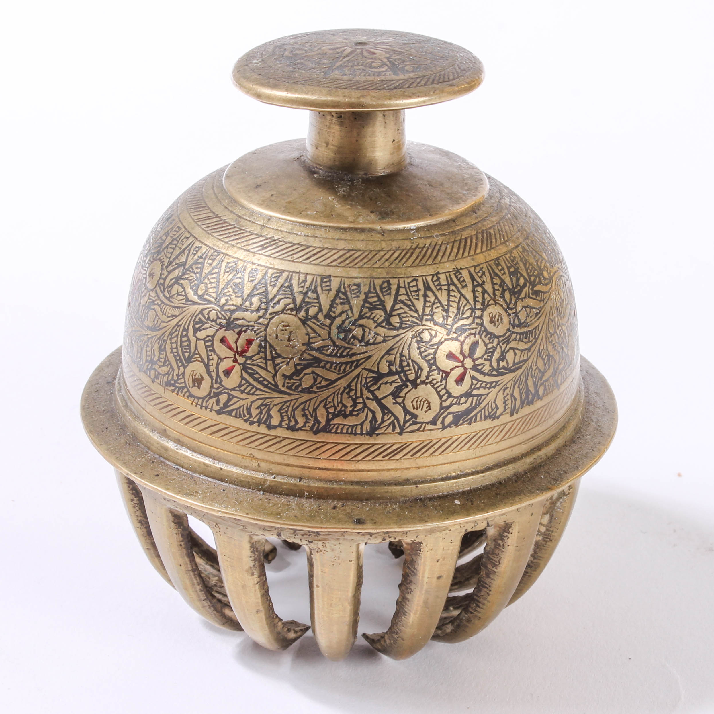 Vintage Brass Storage Cabinet for Catholic Mass