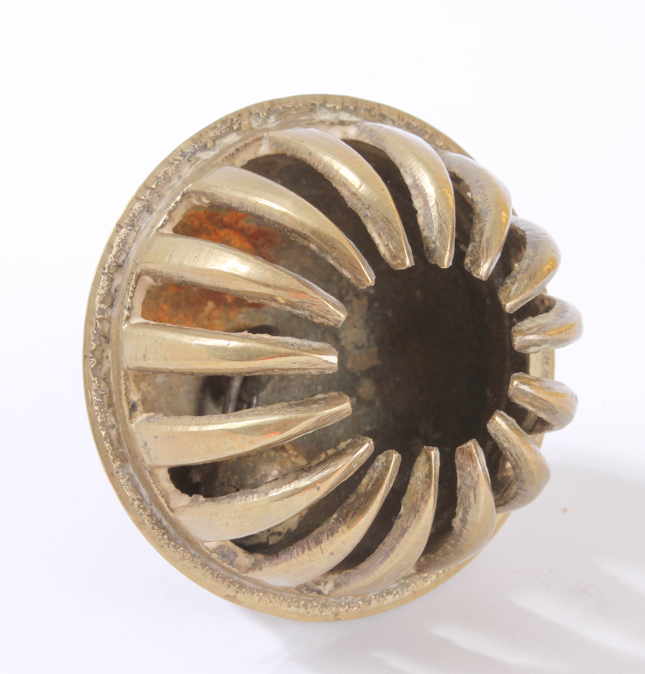 Vintage Brass Storage Cabinet for Catholic Mass