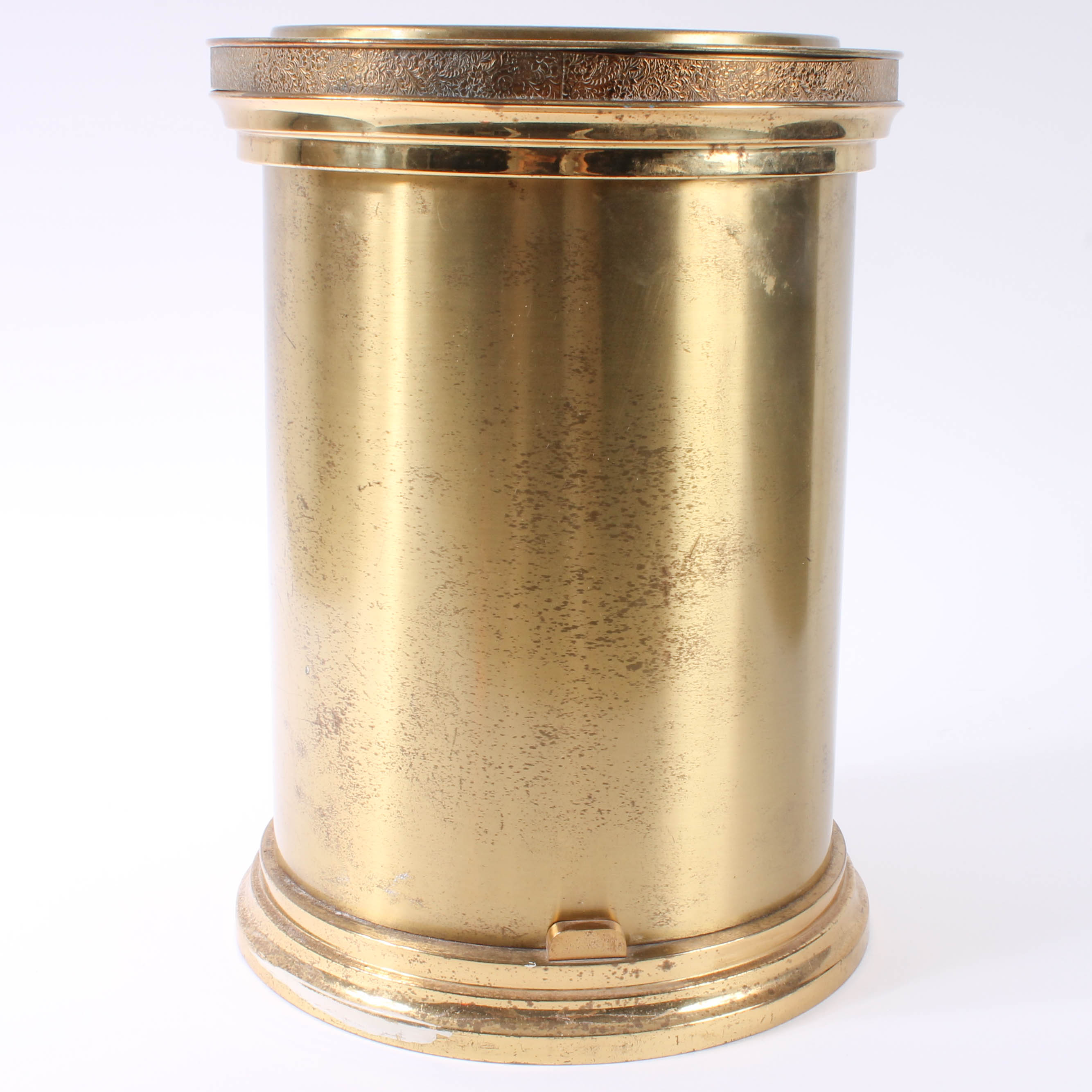 Vintage Brass Storage Cabinet for Catholic Mass