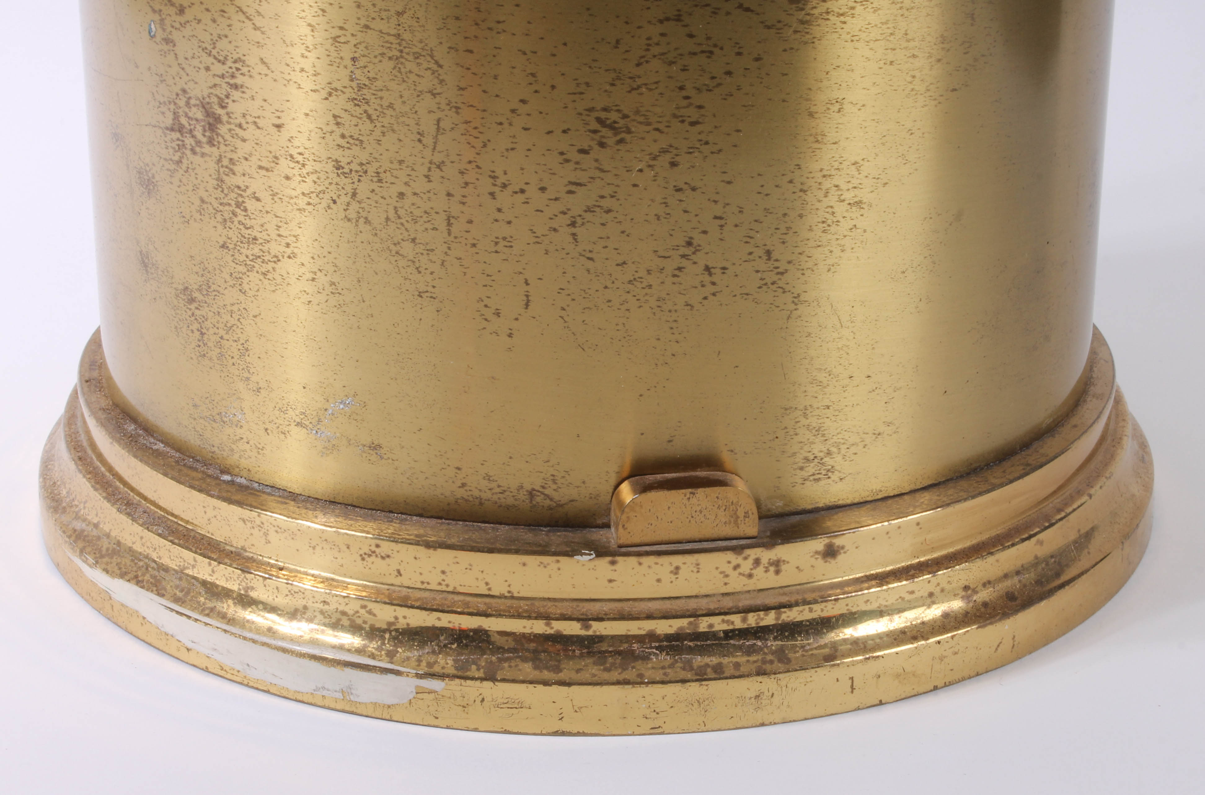 Vintage Brass Storage Cabinet for Catholic Mass