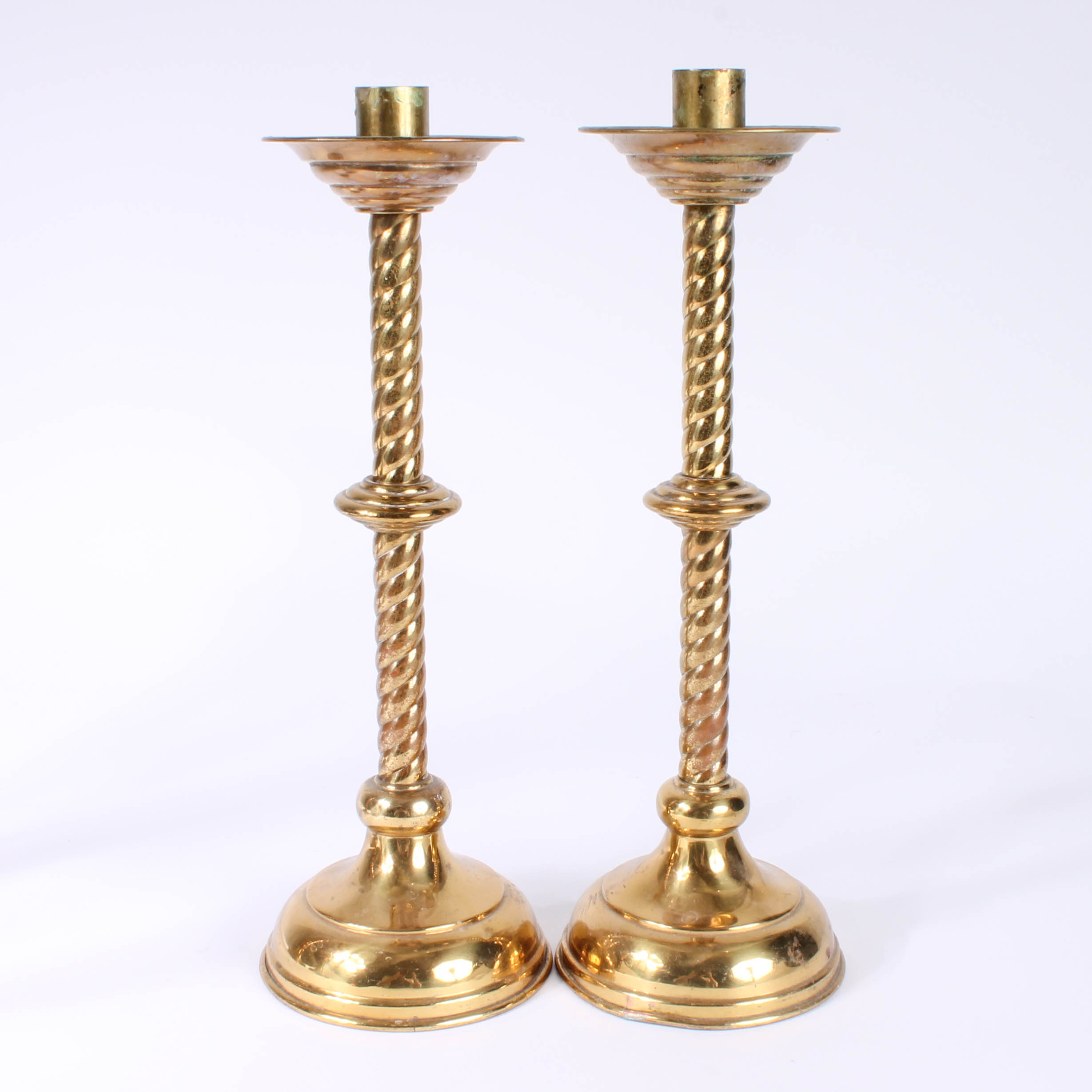 Variety of Brass Candlestick Pairs