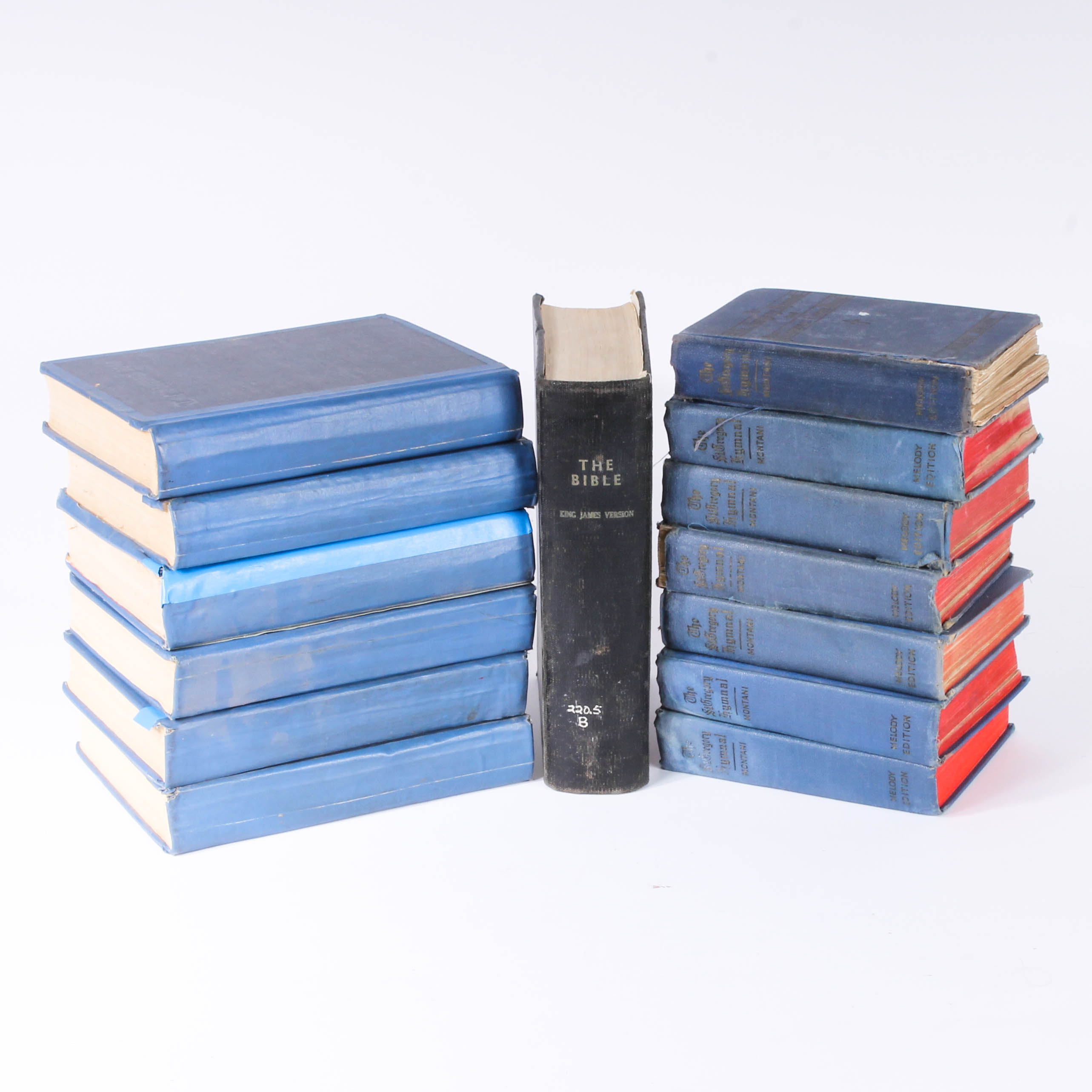 Vintage Bible and Catholic Hymnals