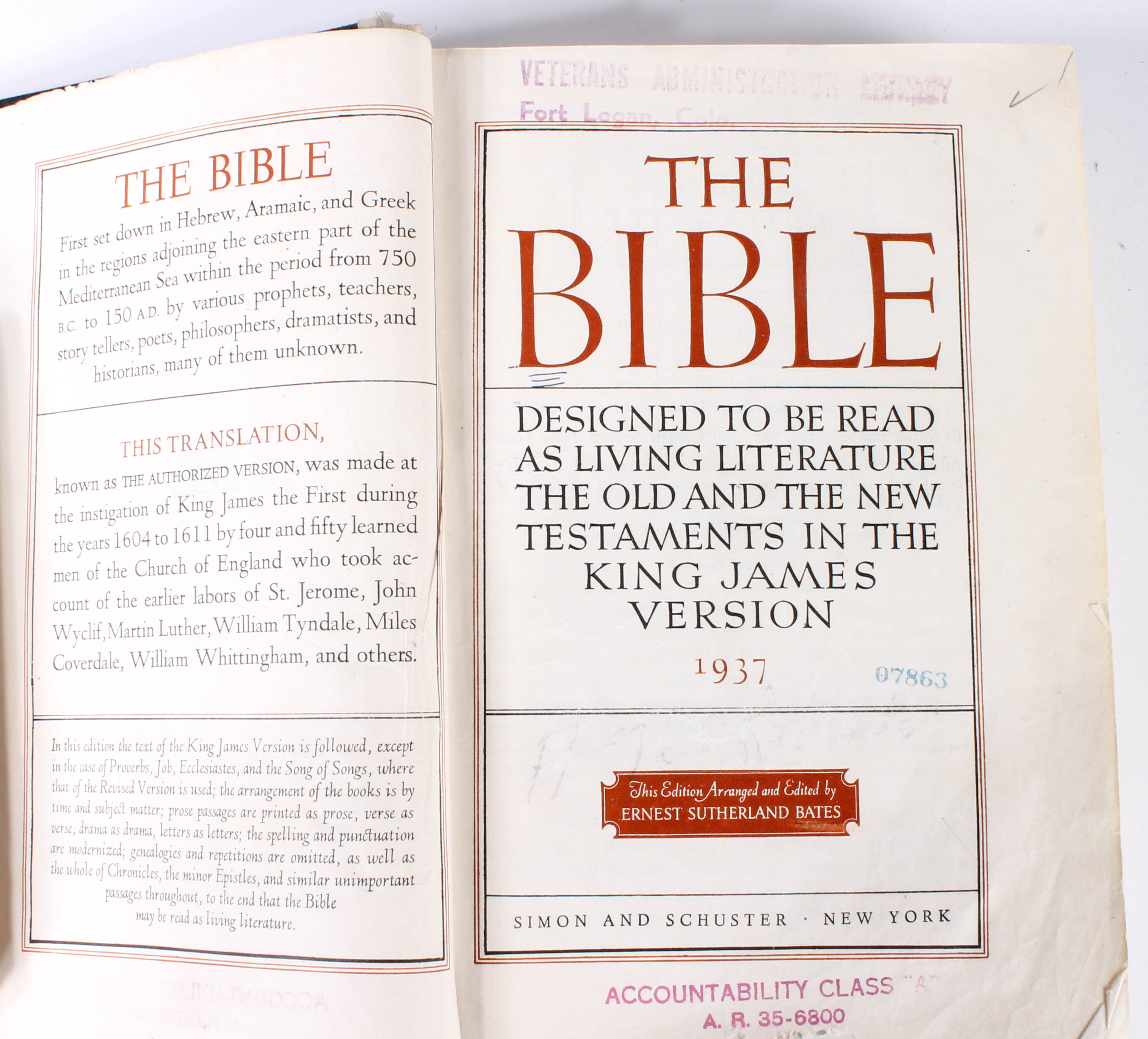 Vintage Bible and Catholic Hymnals