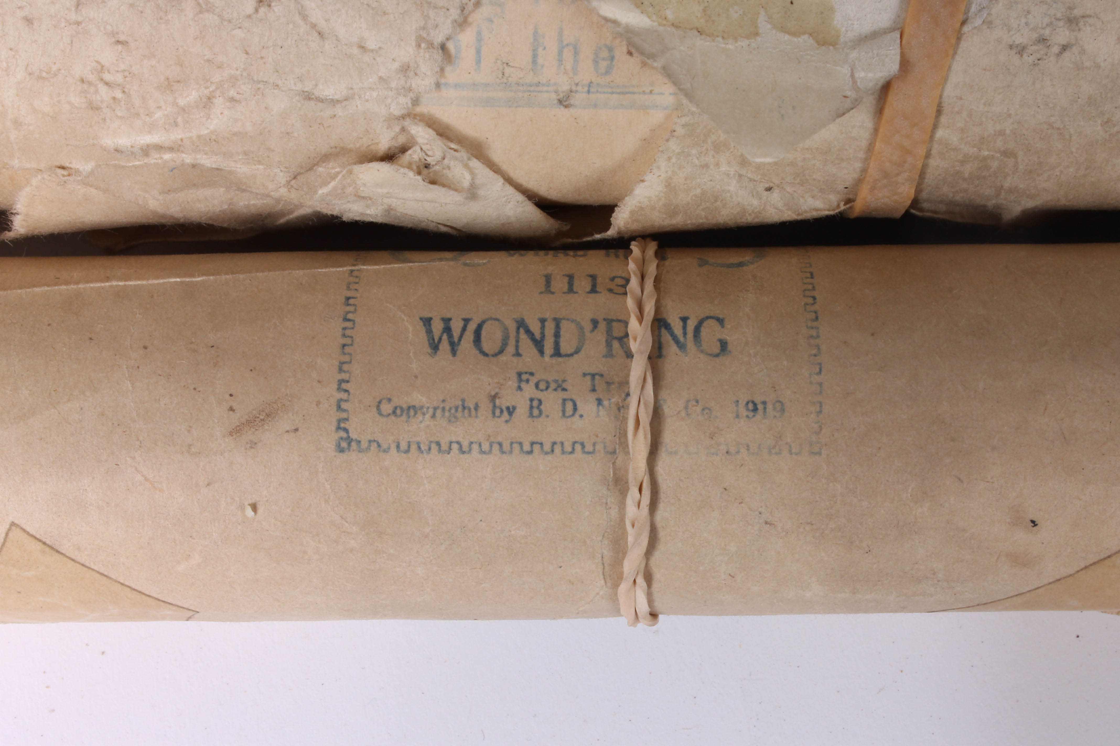 Collection of Vintage 1920s Player Piano Music Rolls