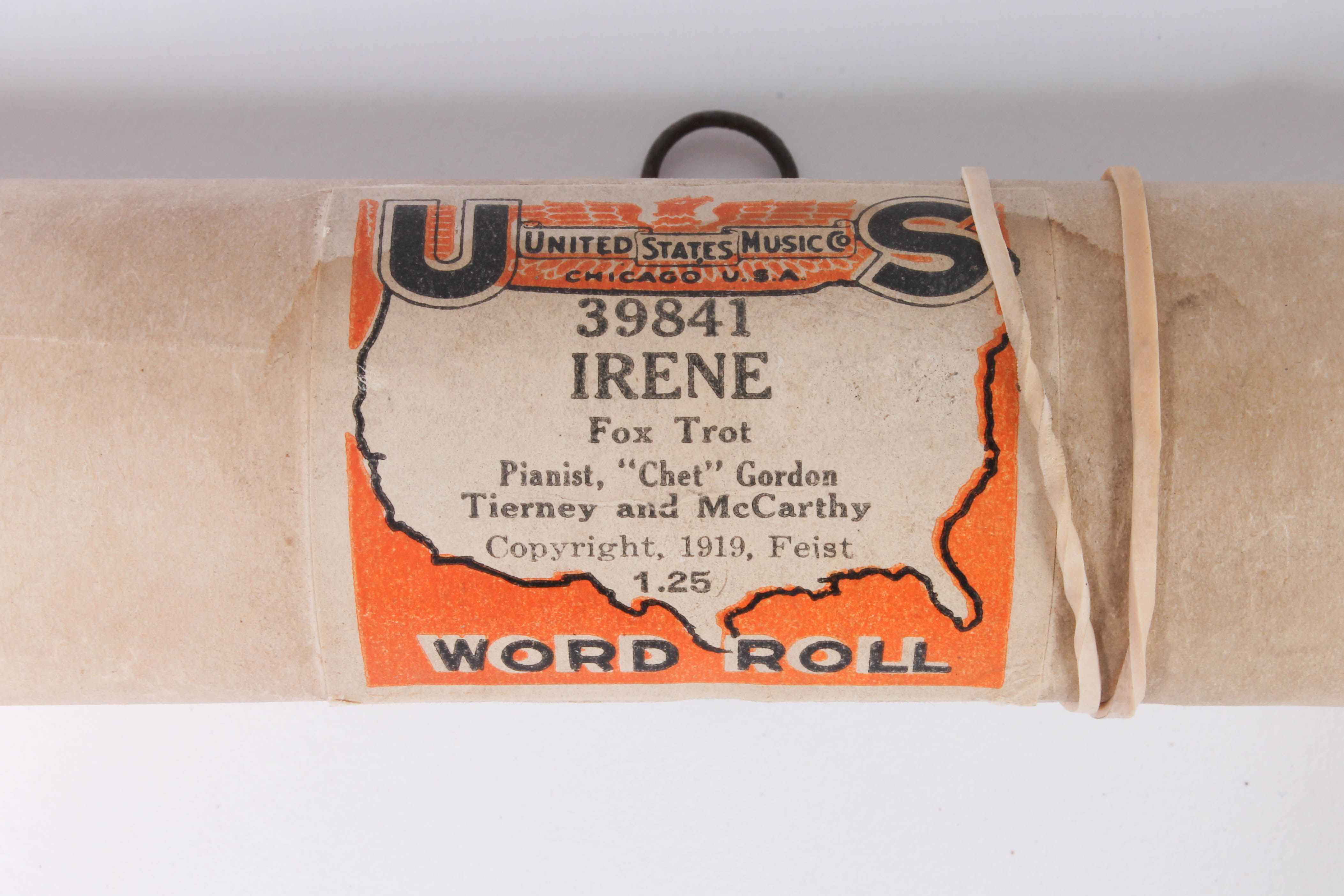 Collection of Vintage 1920s Player Piano Music Rolls