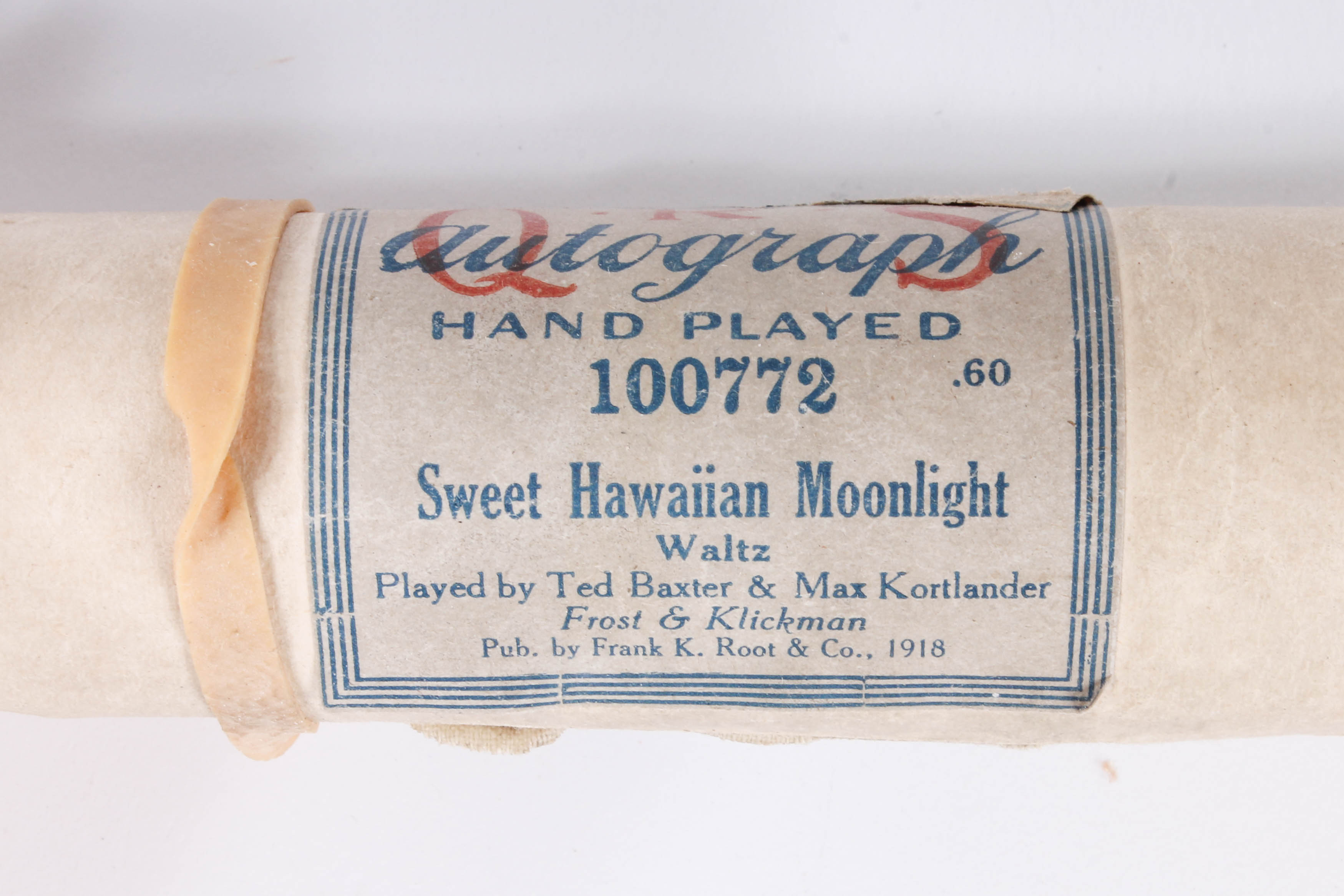 Collection of Vintage 1920s Player Piano Music Rolls