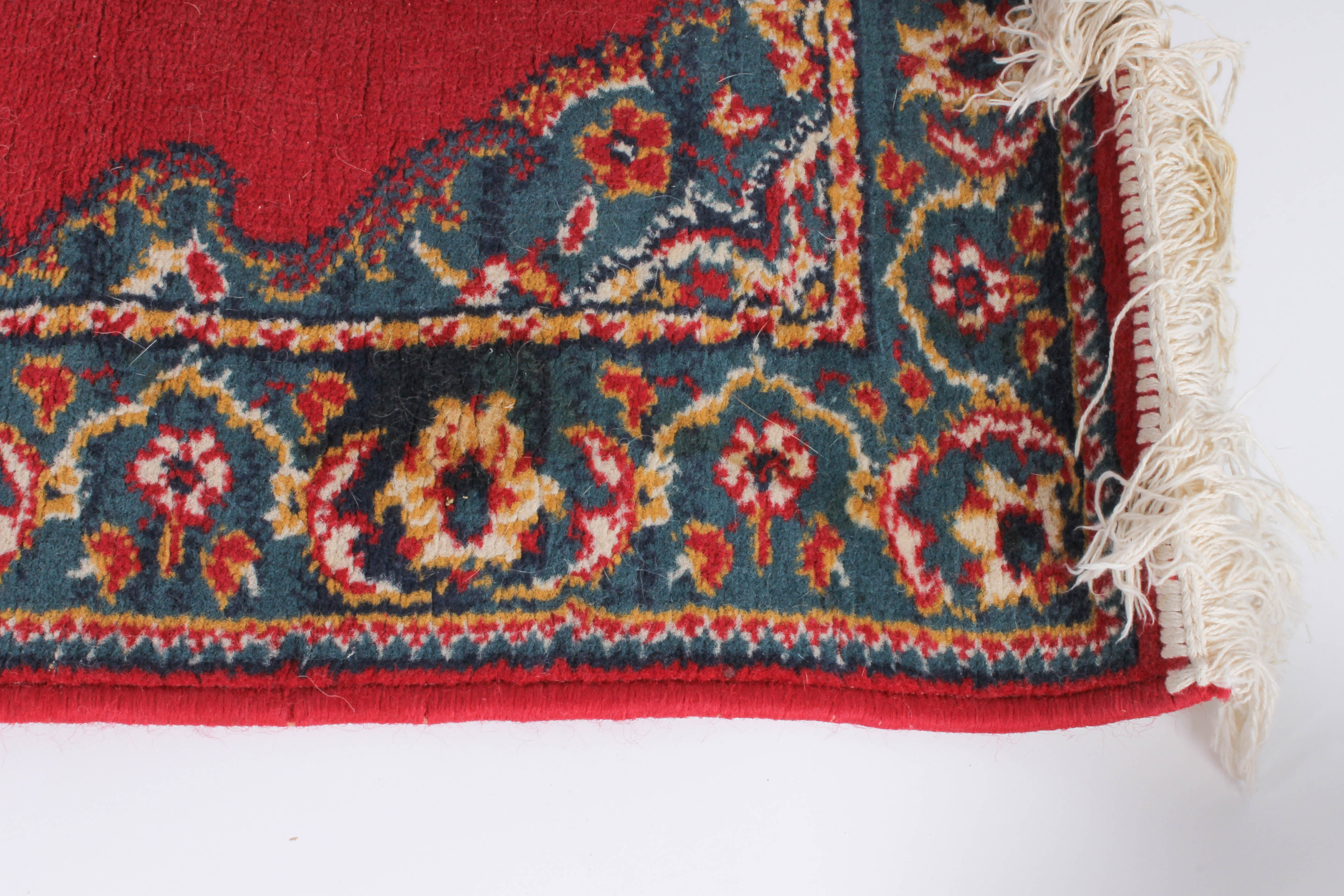 Pair of Power-Loomed Synthetic Accent Rugs