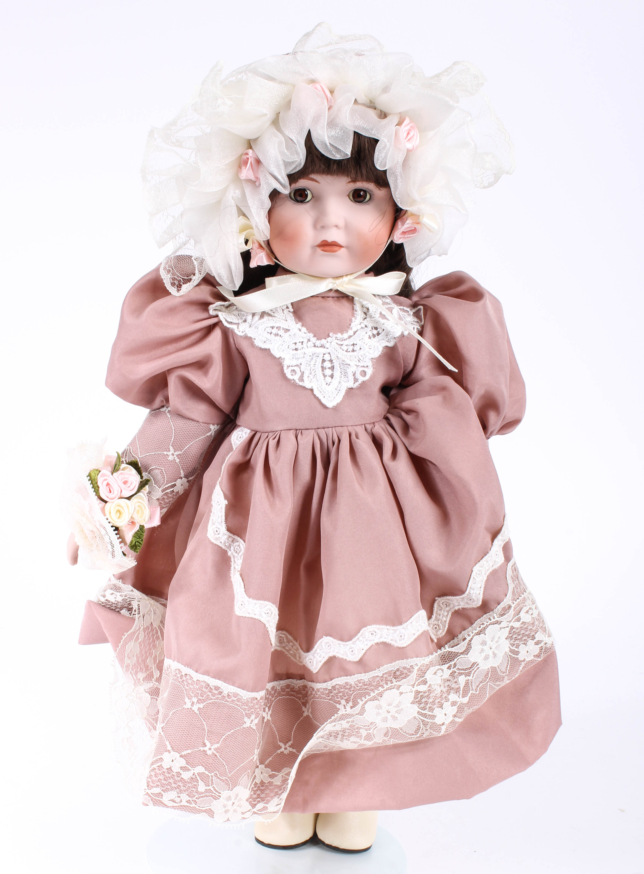 Three Porcelain Dolls by Ashton-Drake Galleries