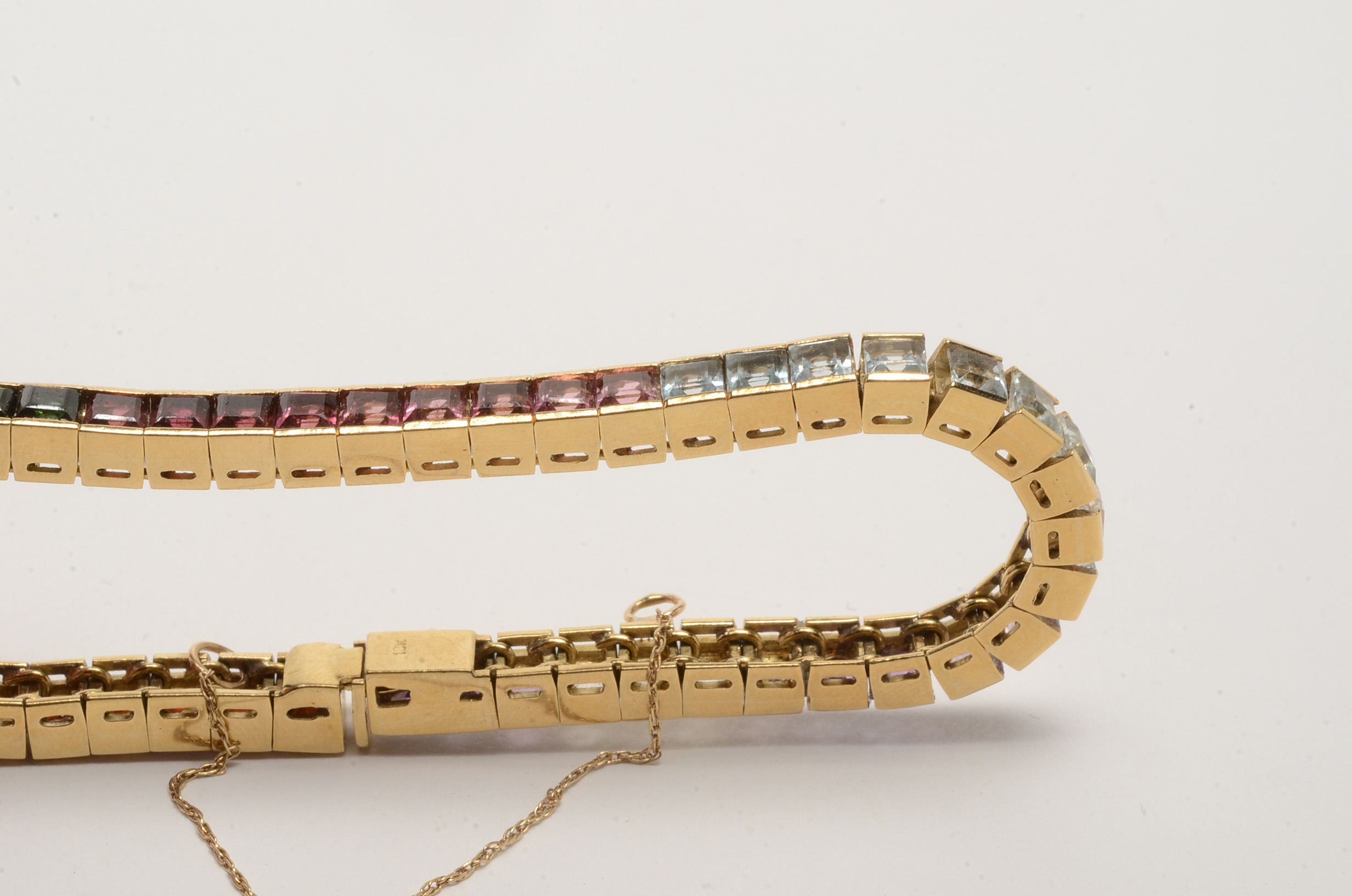 18K Yellow Gold Multi-Stone Bracelet