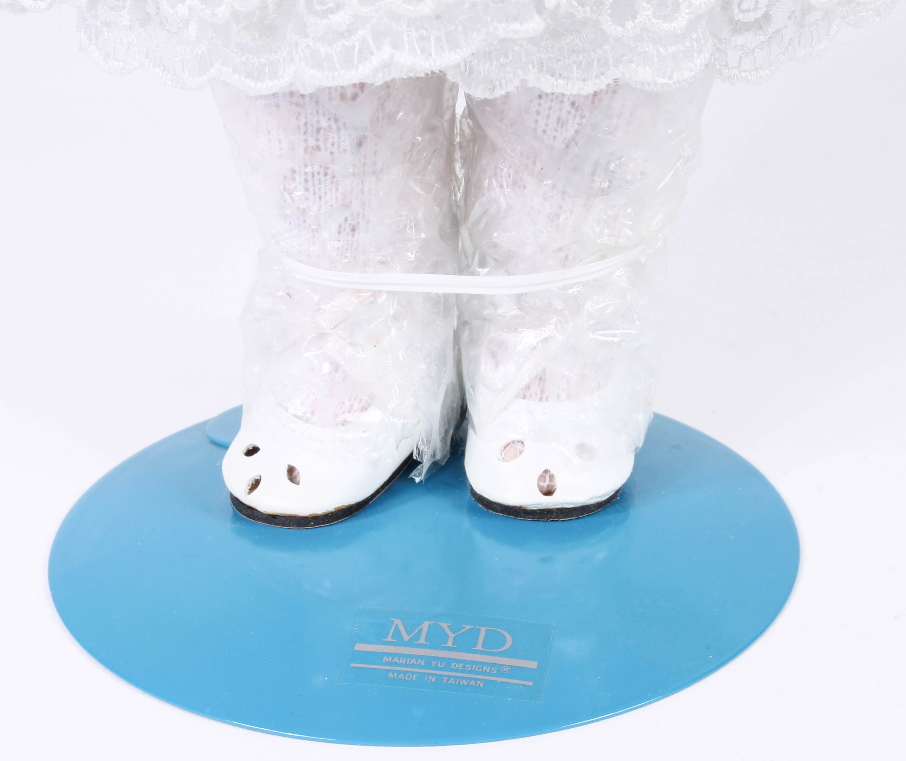 Three Marian Yu Designs Quality Bisque Dolls