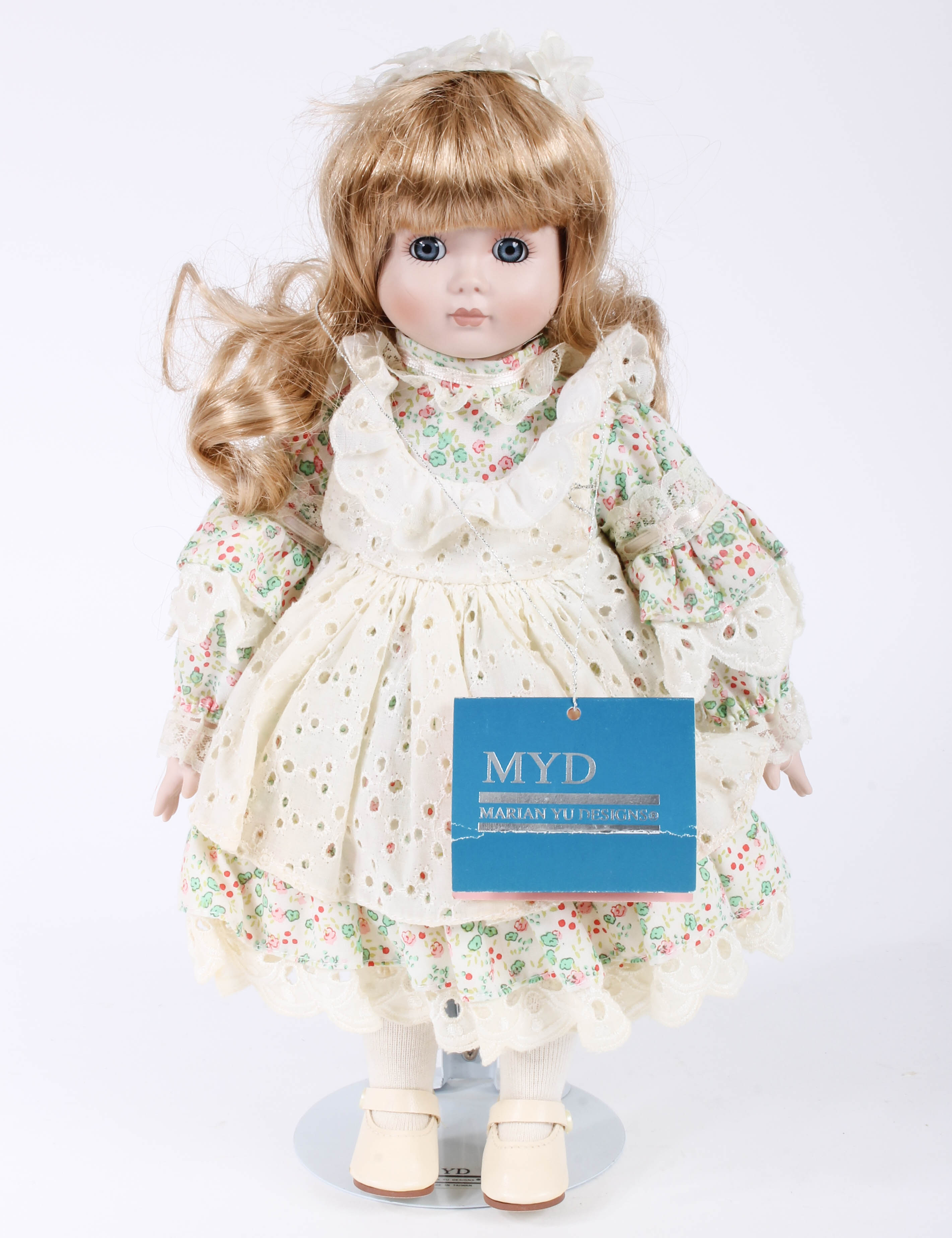 Three Marian Yu Designs Quality Bisque Dolls
