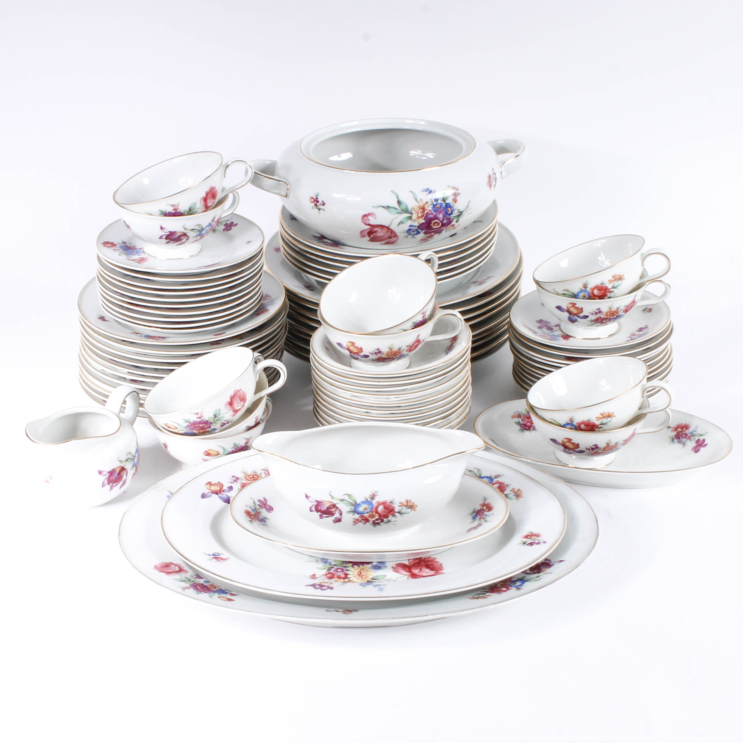 Set of Bavarian China Dinnerware