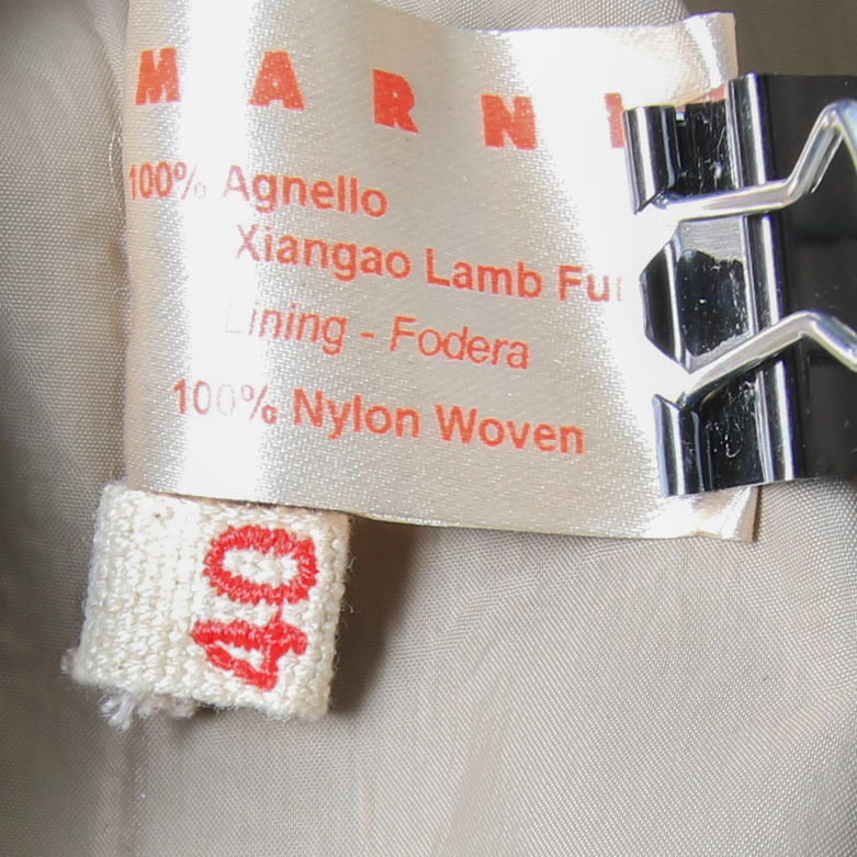 Marni Xiangao Lamb Fur Jacket