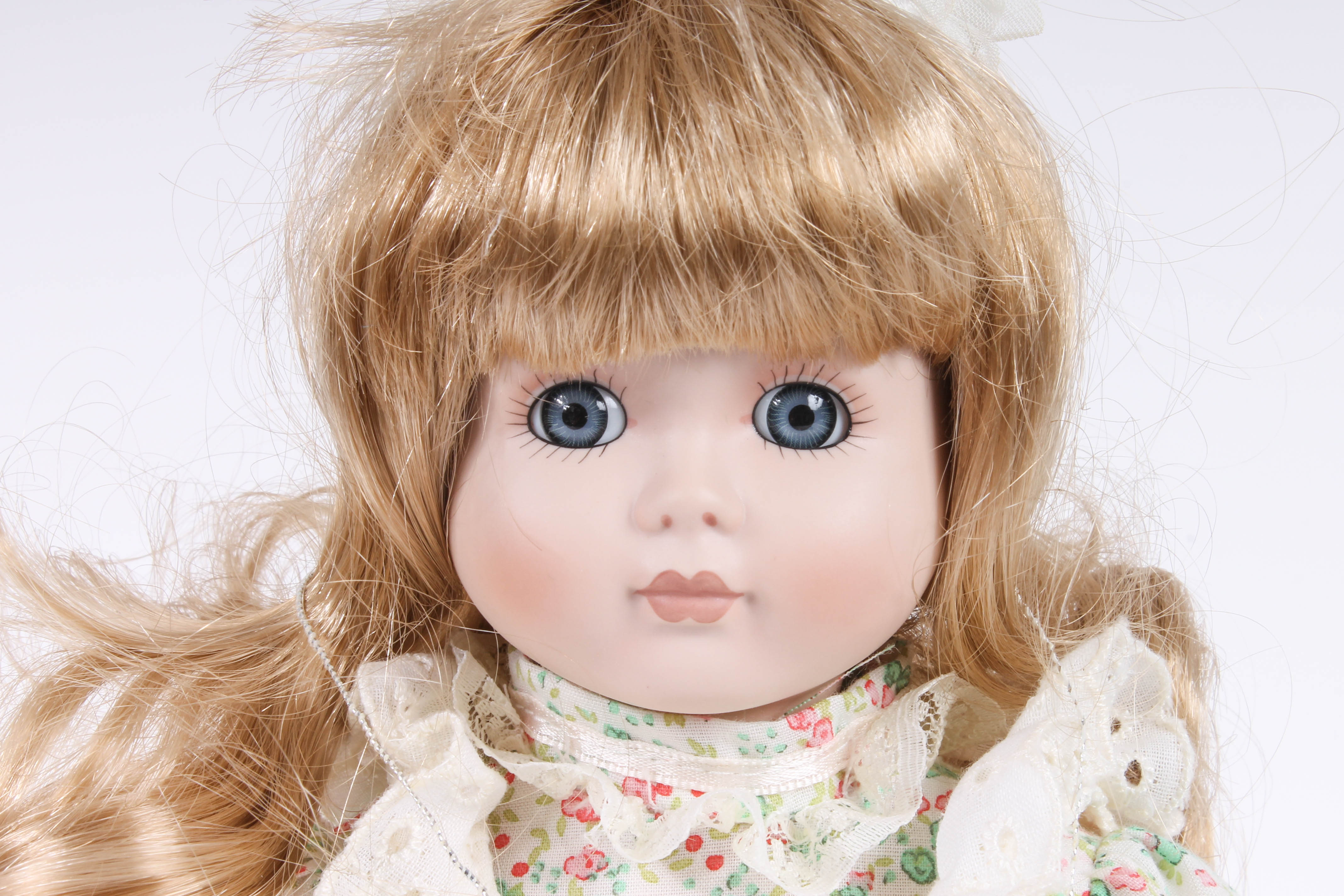 Three Marian Yu Designs Quality Bisque Dolls