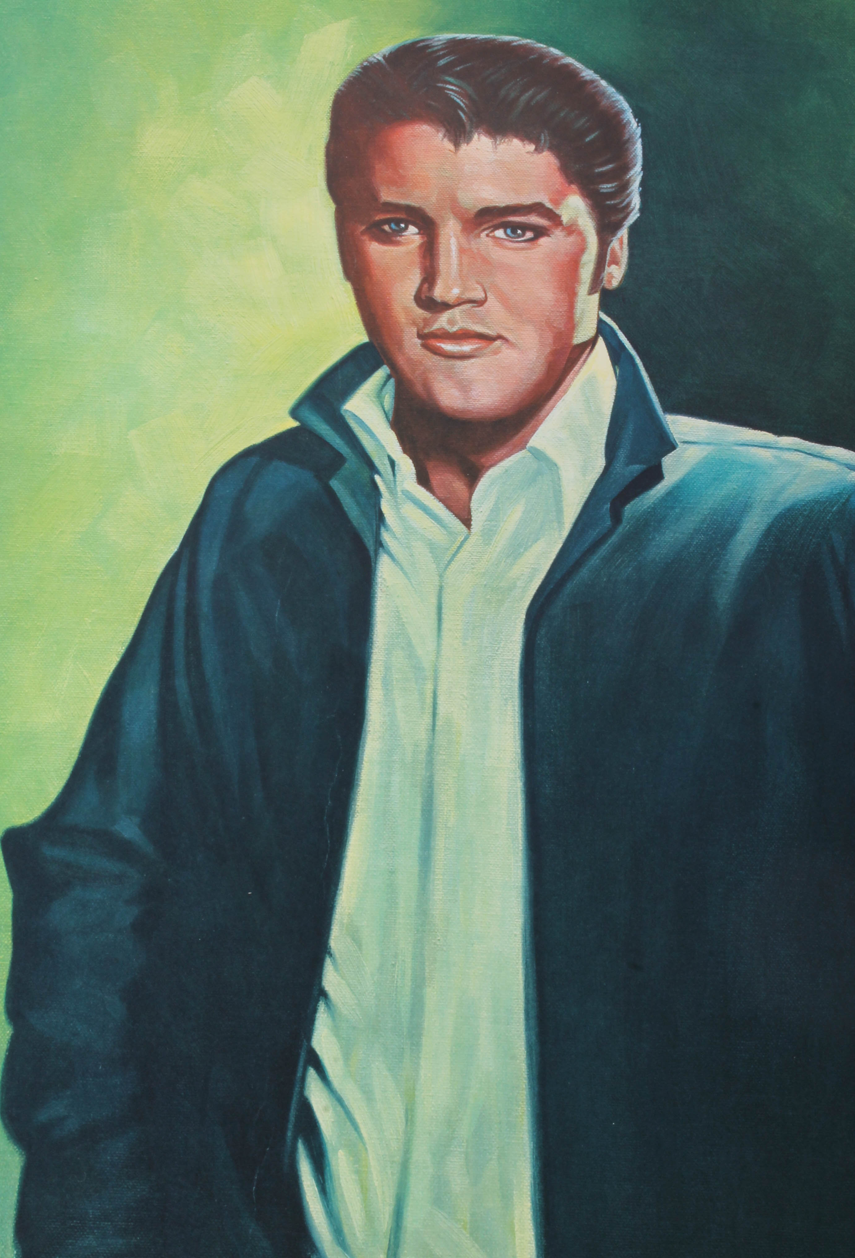 Robert Charles Howe Signed Limited Edition Print "A Tribute to Elvis"