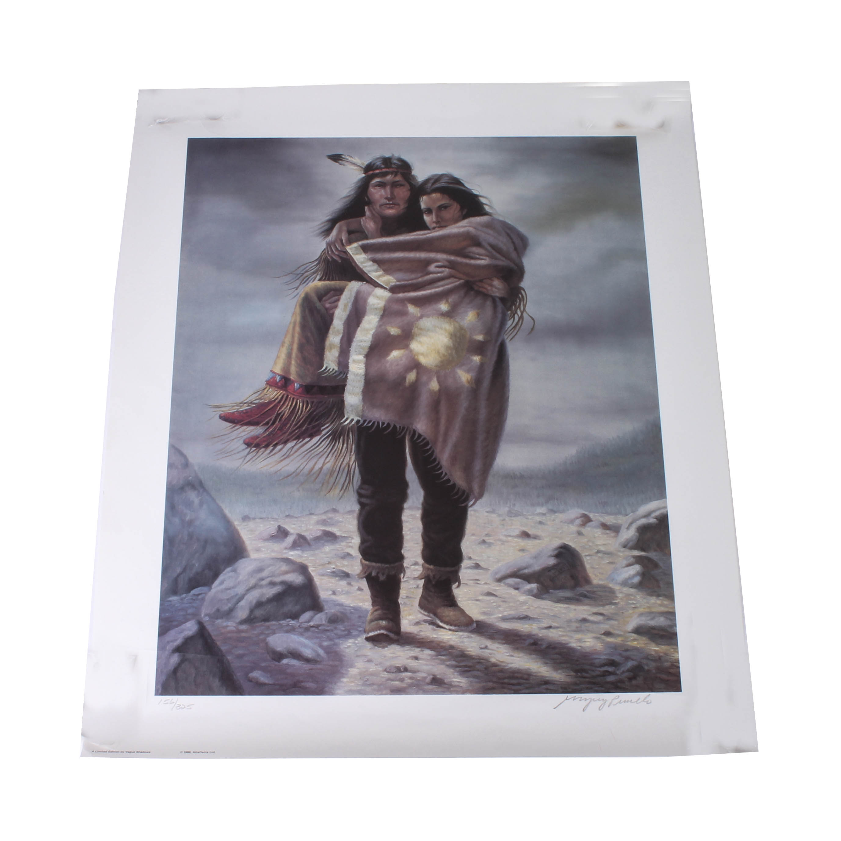 Pair of Signed and Numbered Prints Depicting Native Americans