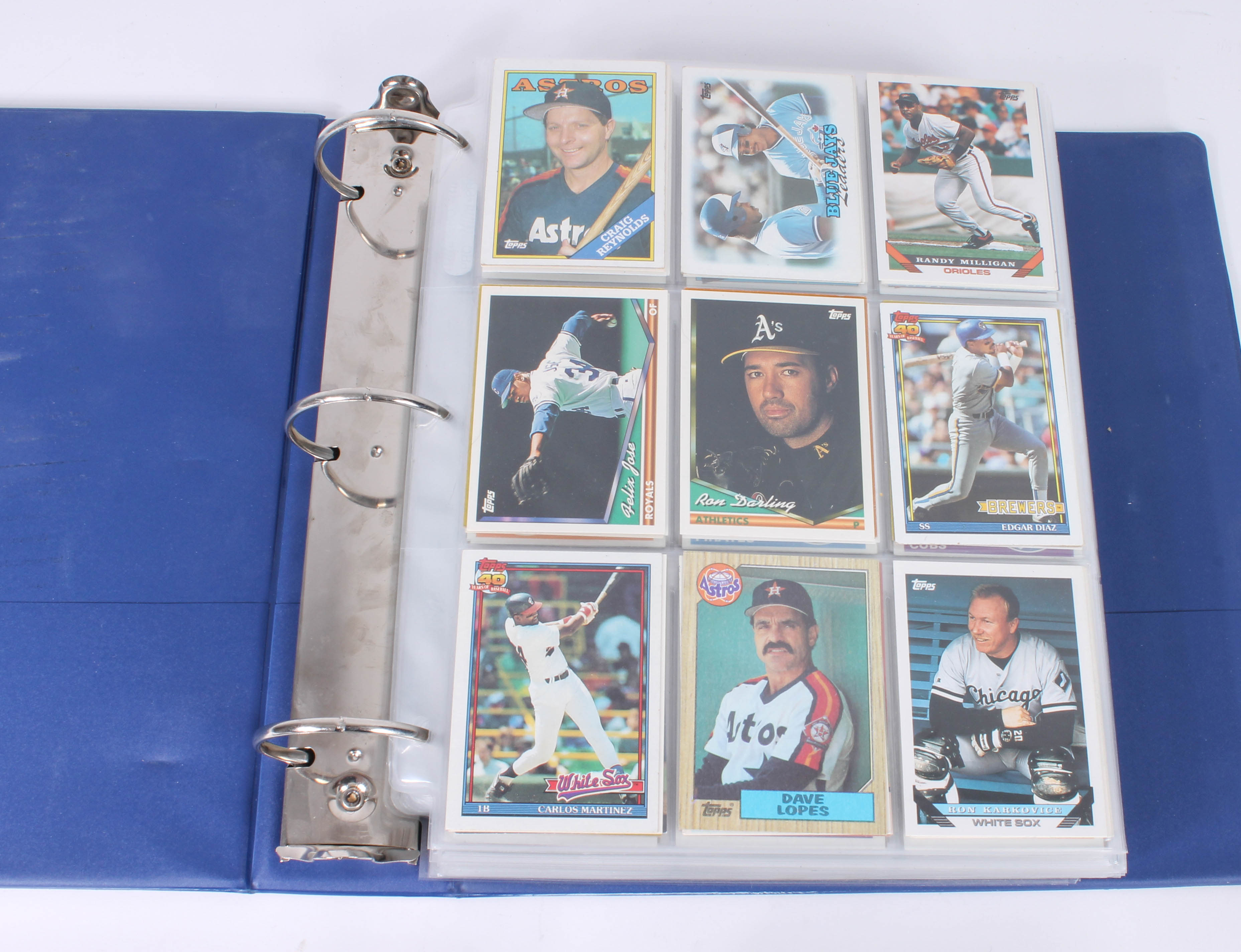 Collection of 80's Baseball Cards by Topps