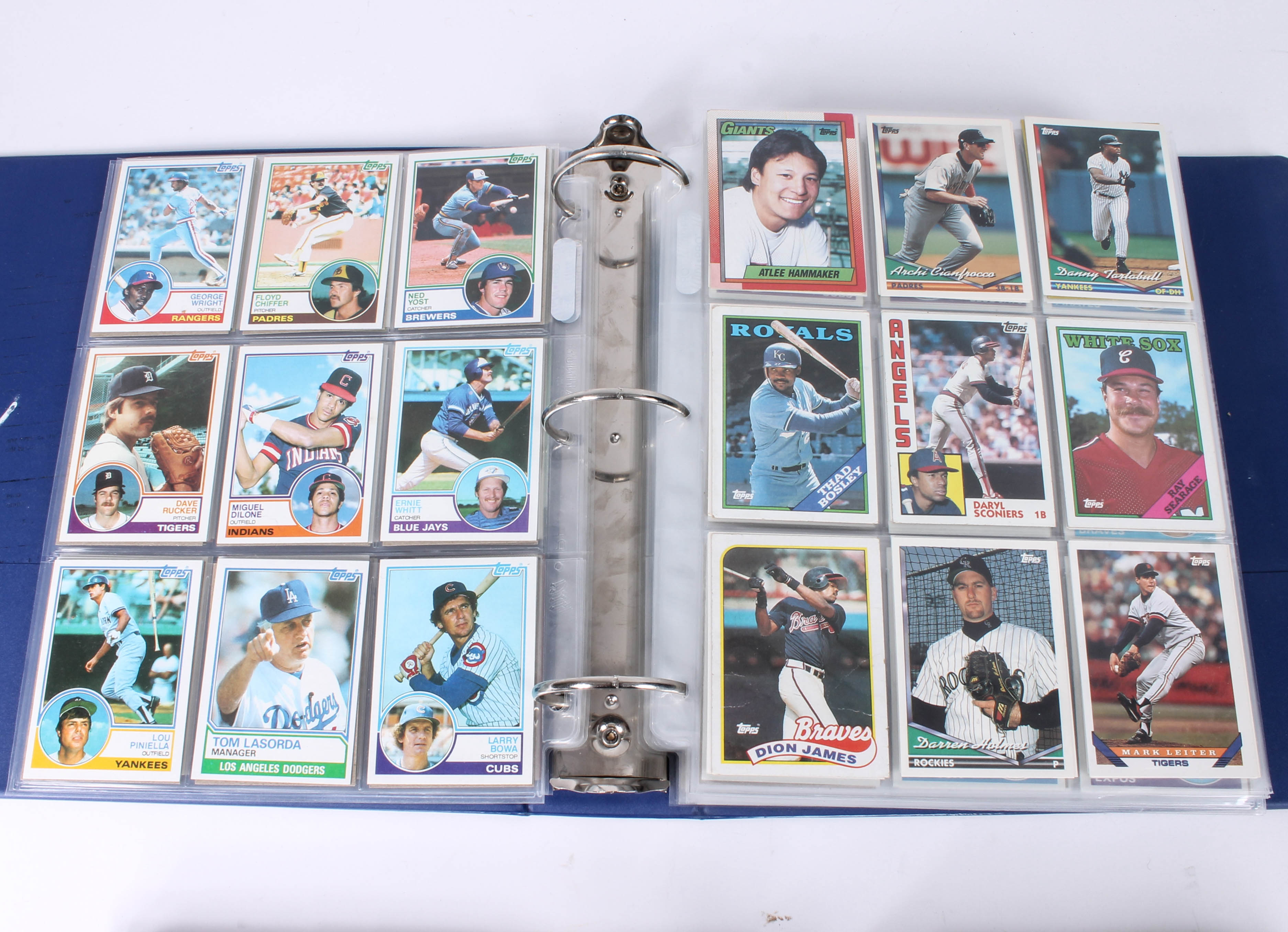 Collection of 80's Baseball Cards by Topps