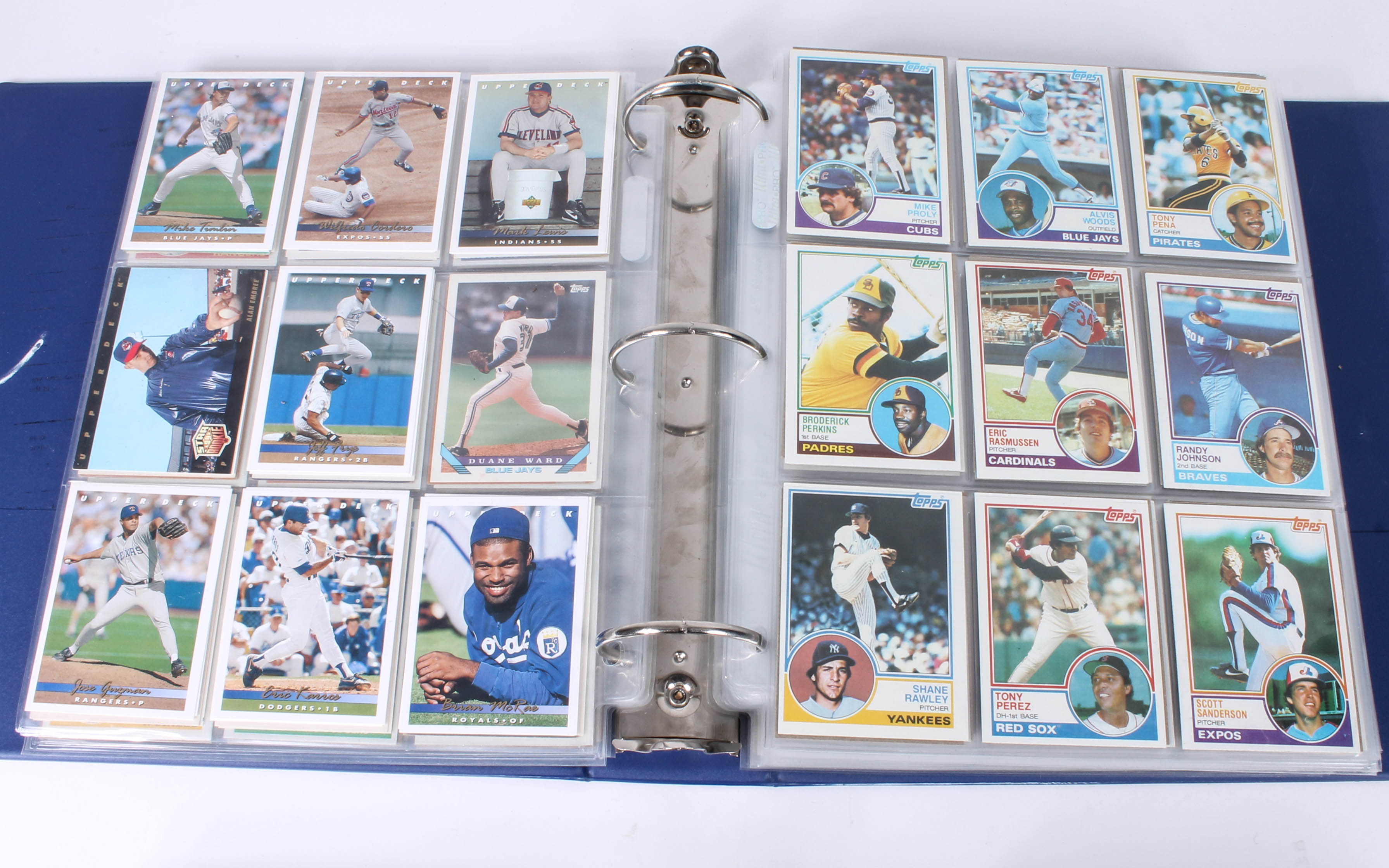 Collection of 80's Baseball Cards by Topps