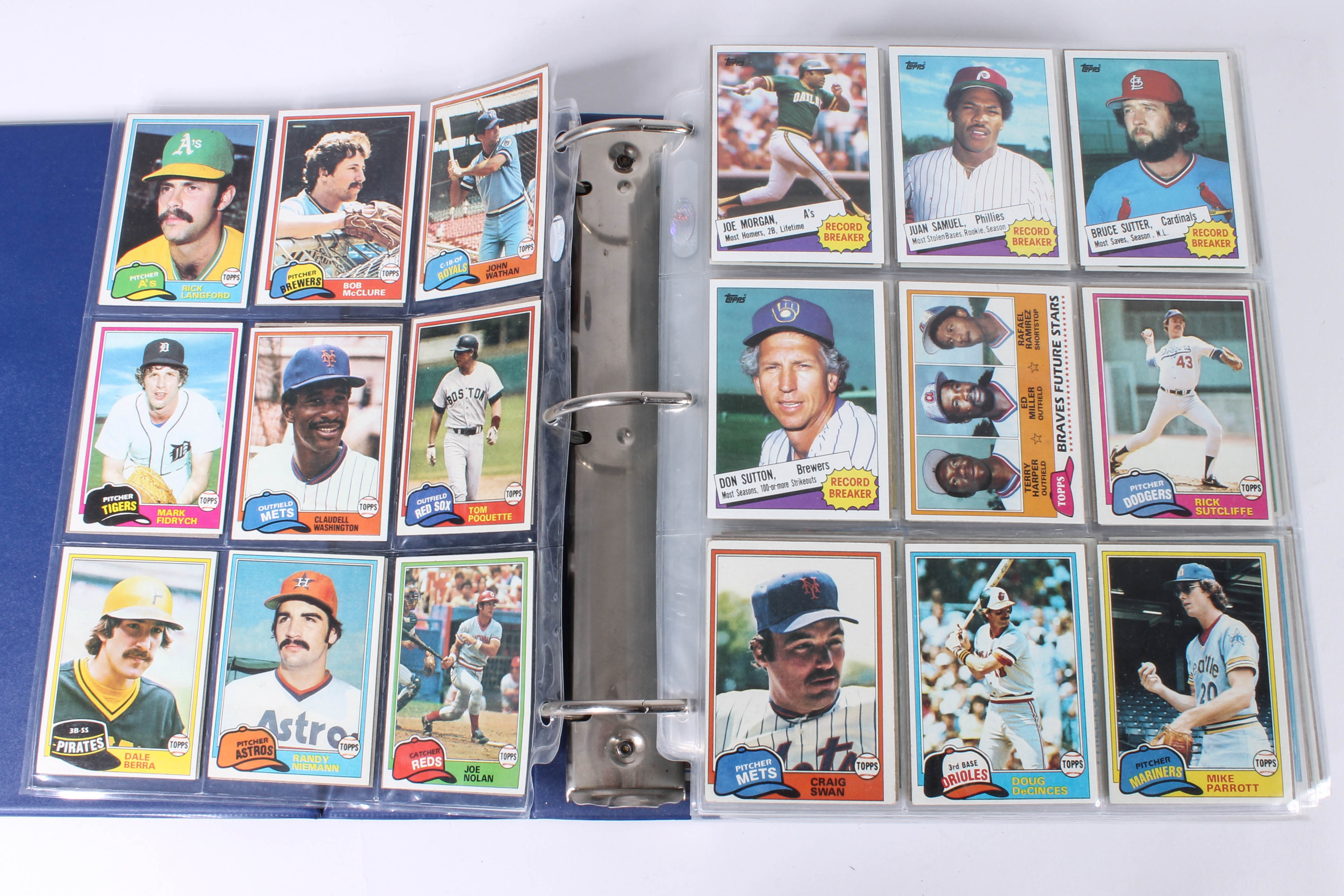Collection of 80's Baseball Cards by Topps