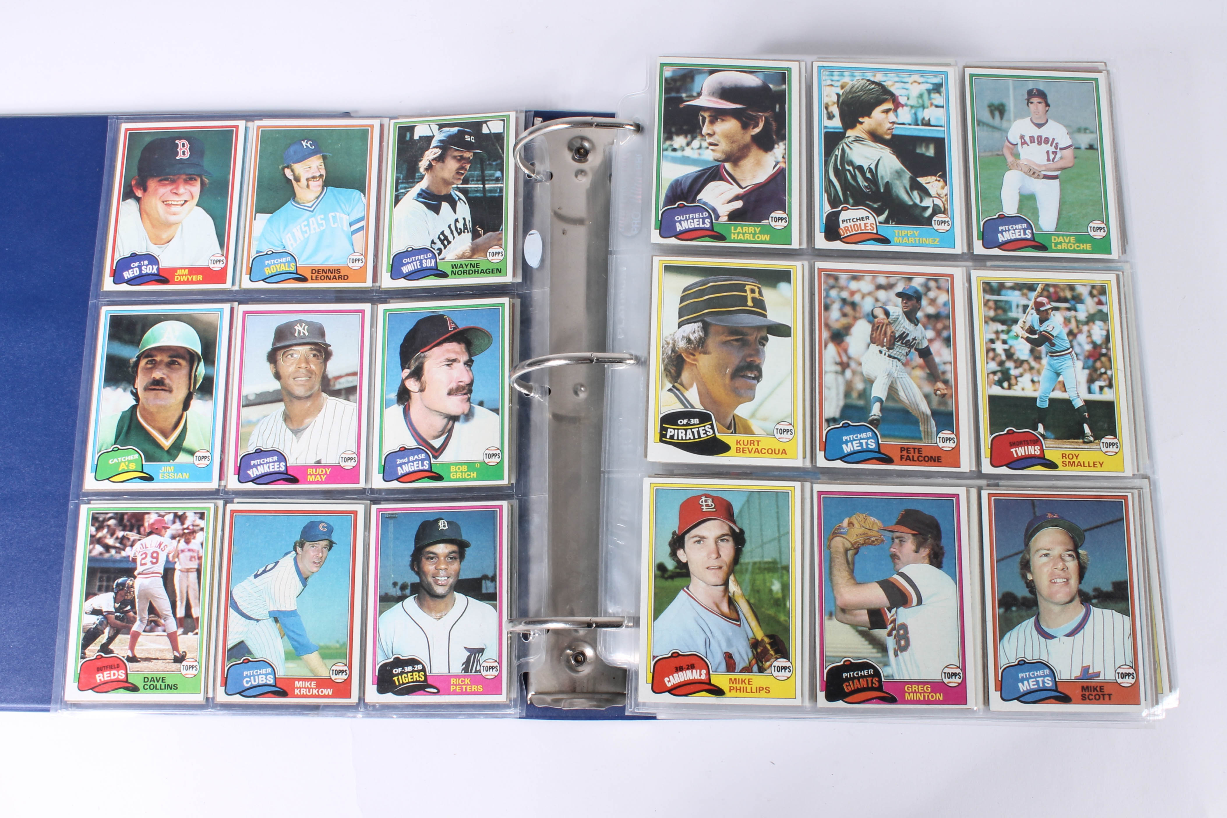 Collection of 80's Baseball Cards by Topps