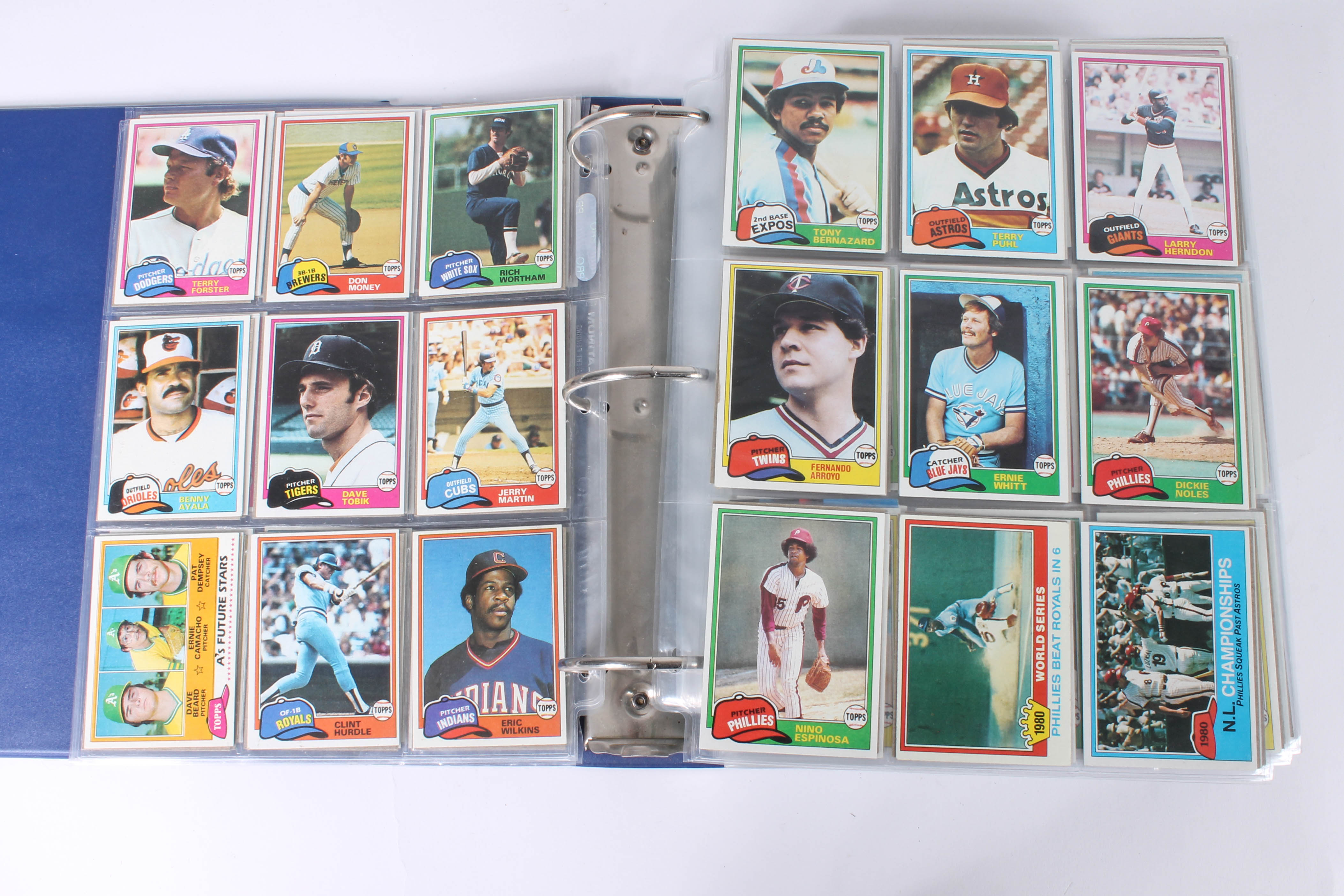 Collection of 80's Baseball Cards by Topps