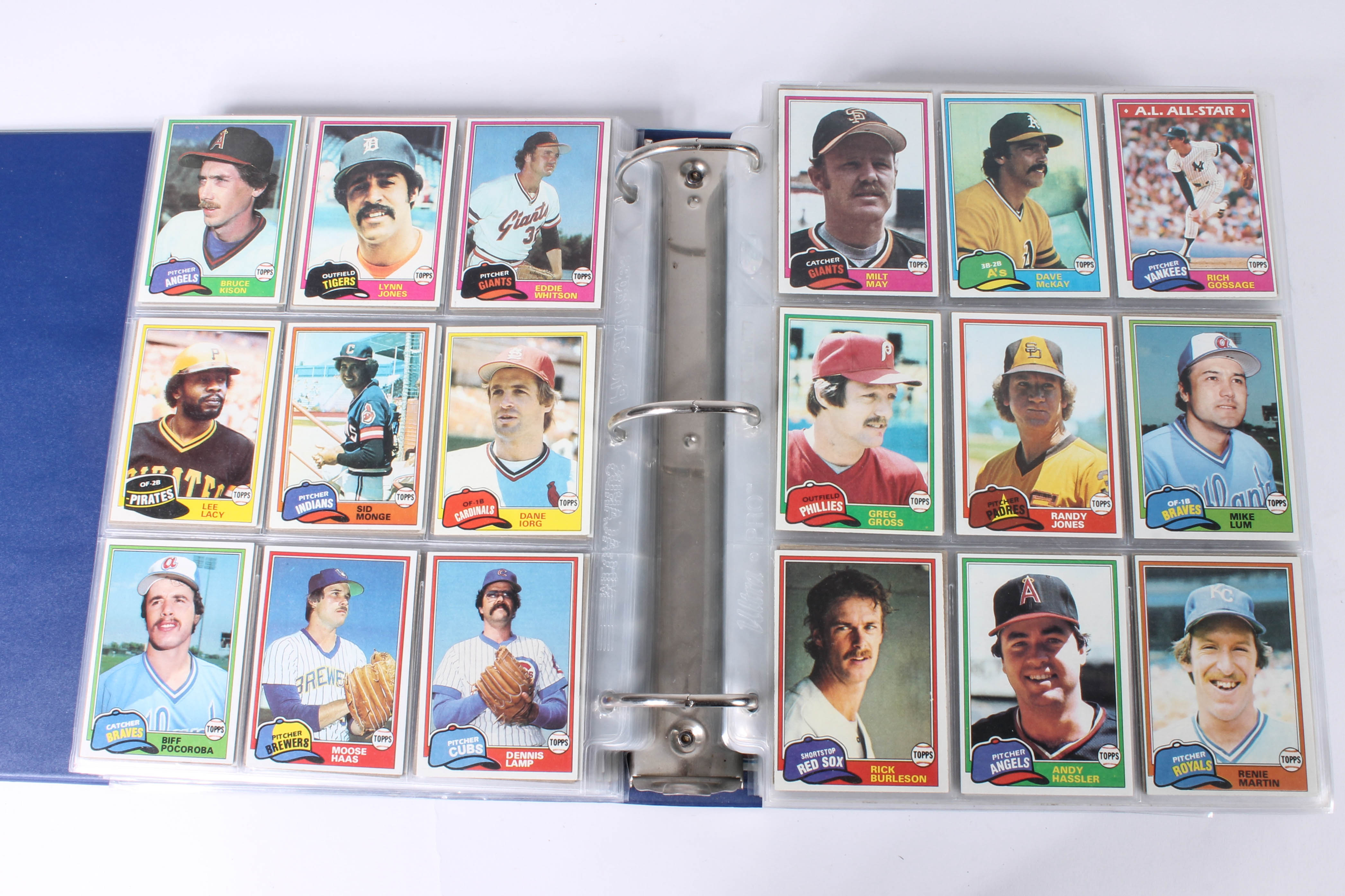 Collection of 80's Baseball Cards by Topps