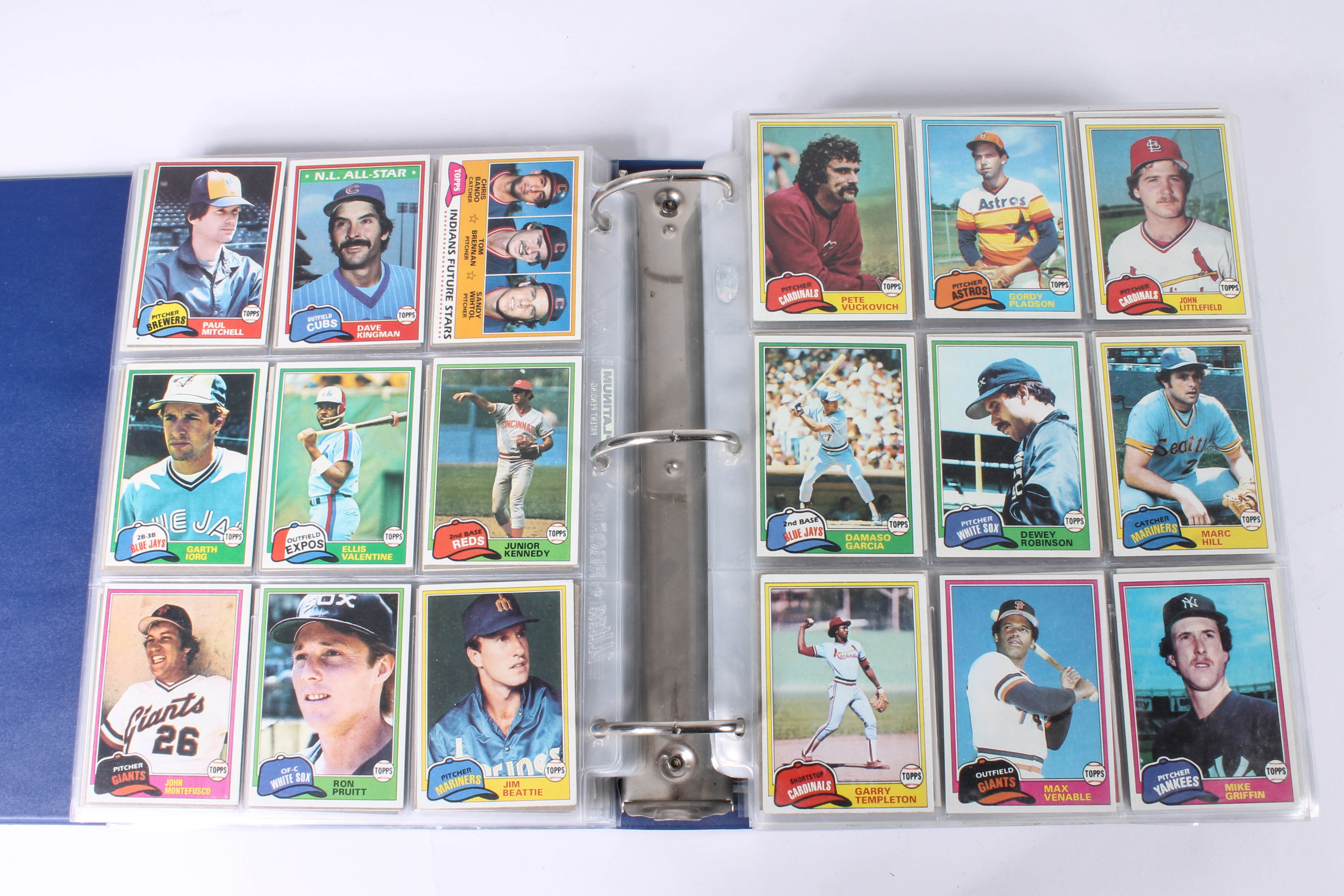 Collection of 80's Baseball Cards by Topps