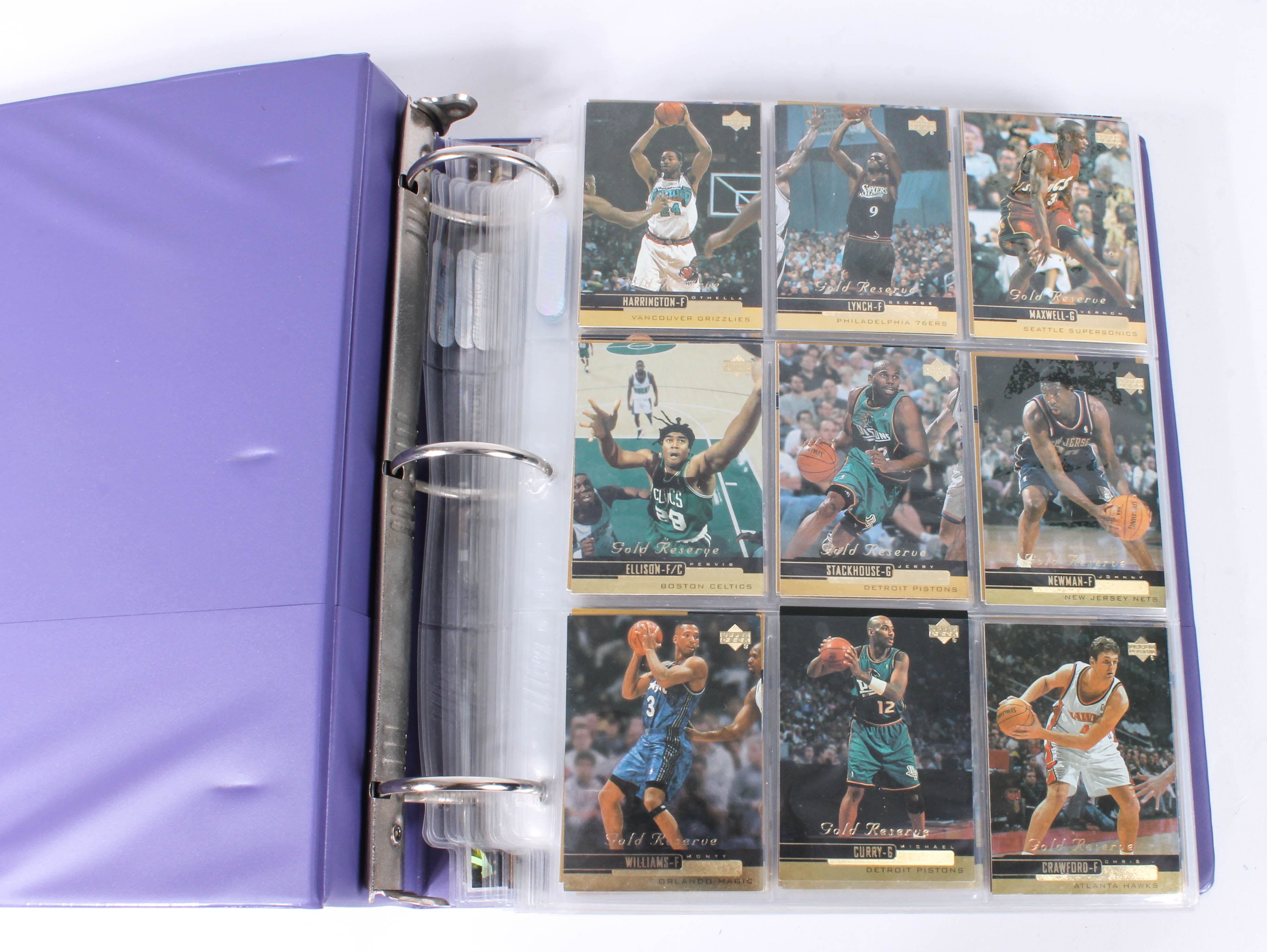 Large Collection of Basketball Trading Cards