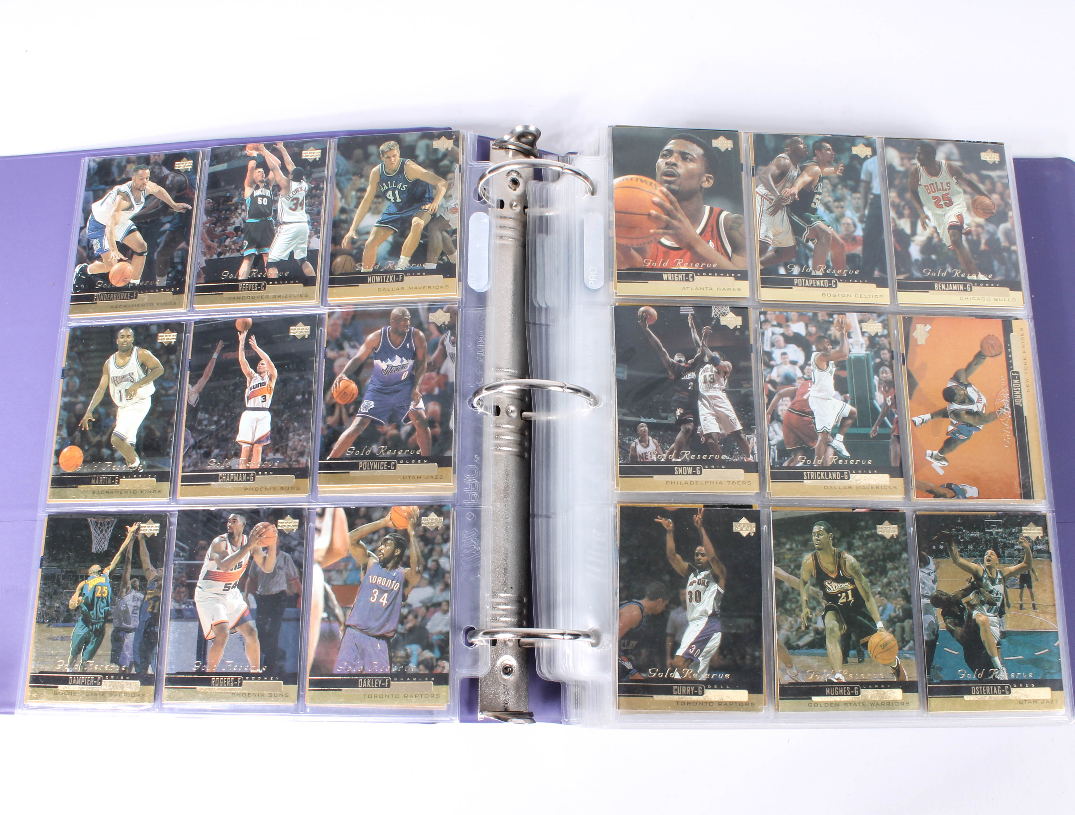Large Collection of Basketball Trading Cards