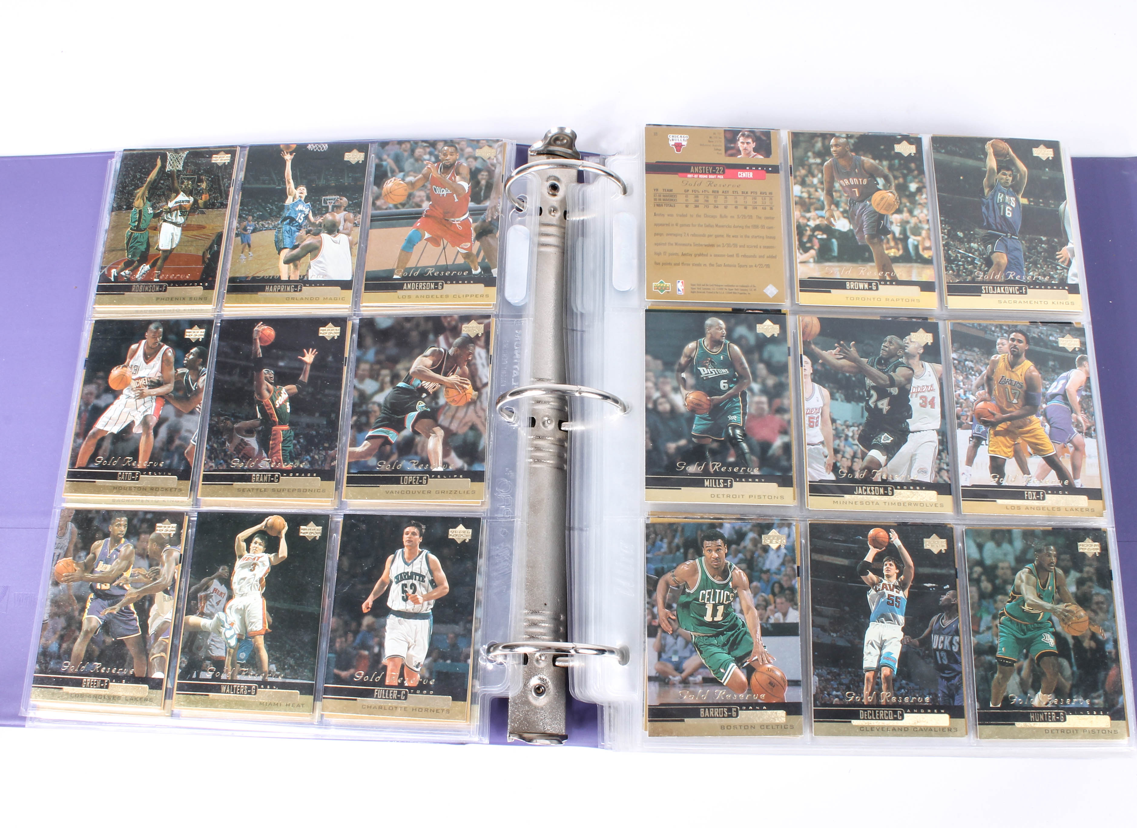 Large Collection of Basketball Trading Cards