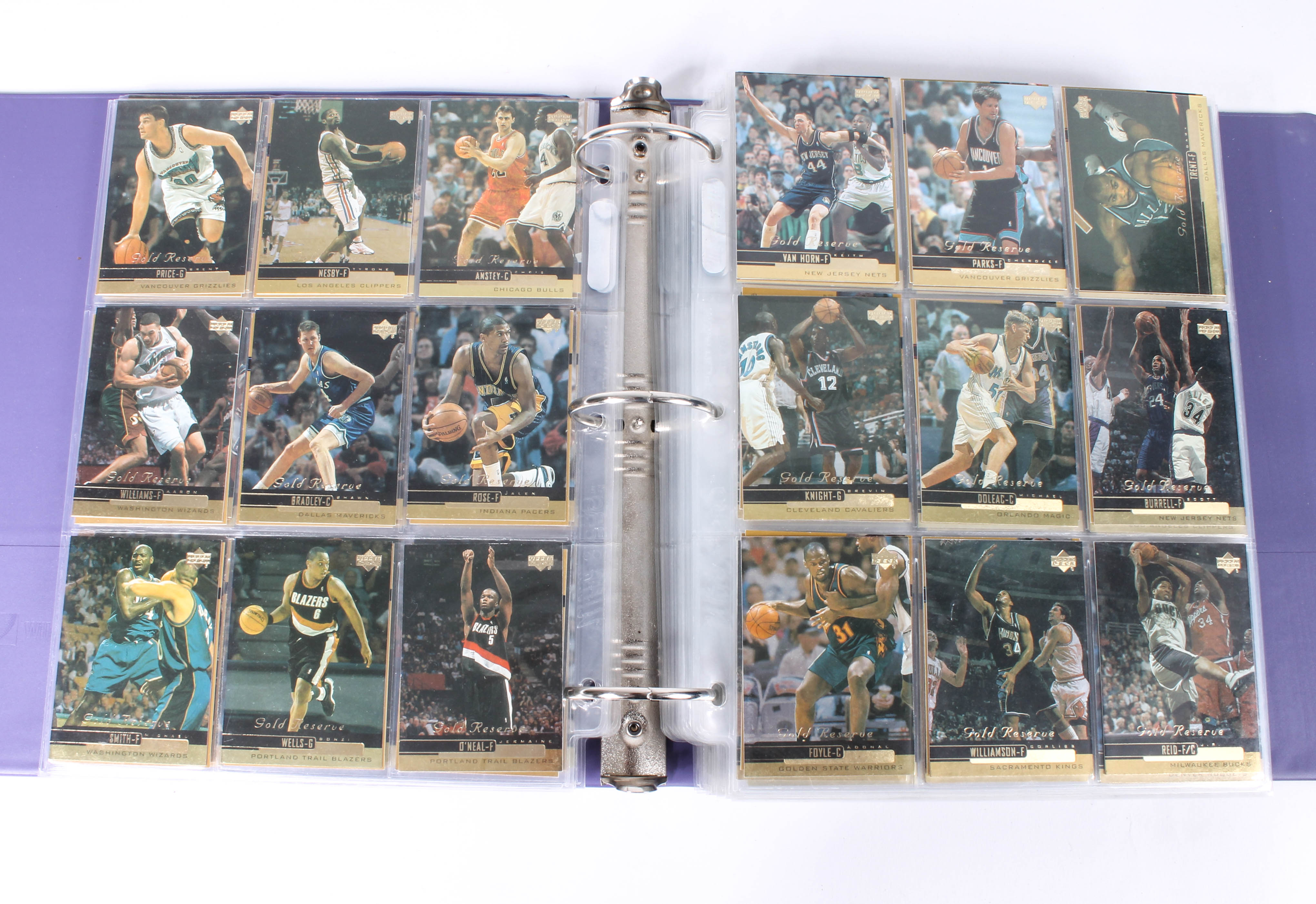 Large Collection of Basketball Trading Cards