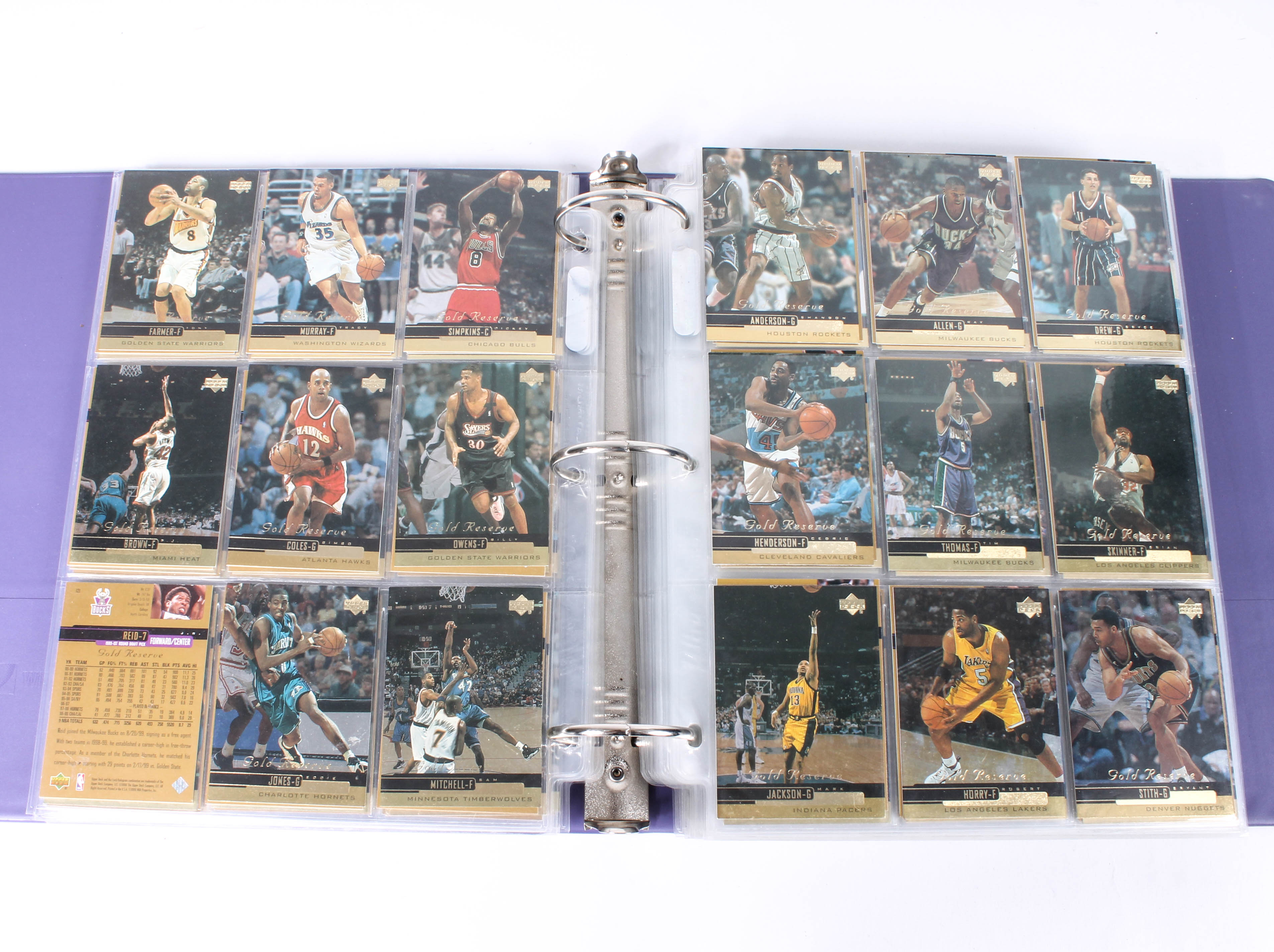 Large Collection of Basketball Trading Cards