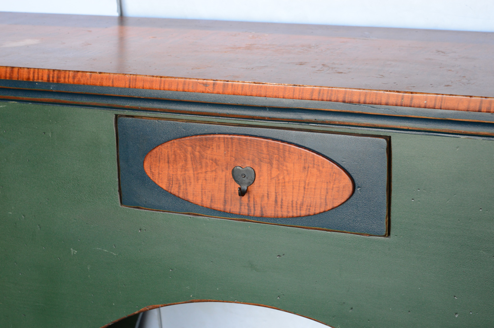 Approximately 11' Rustic Artisan Wooden Bar