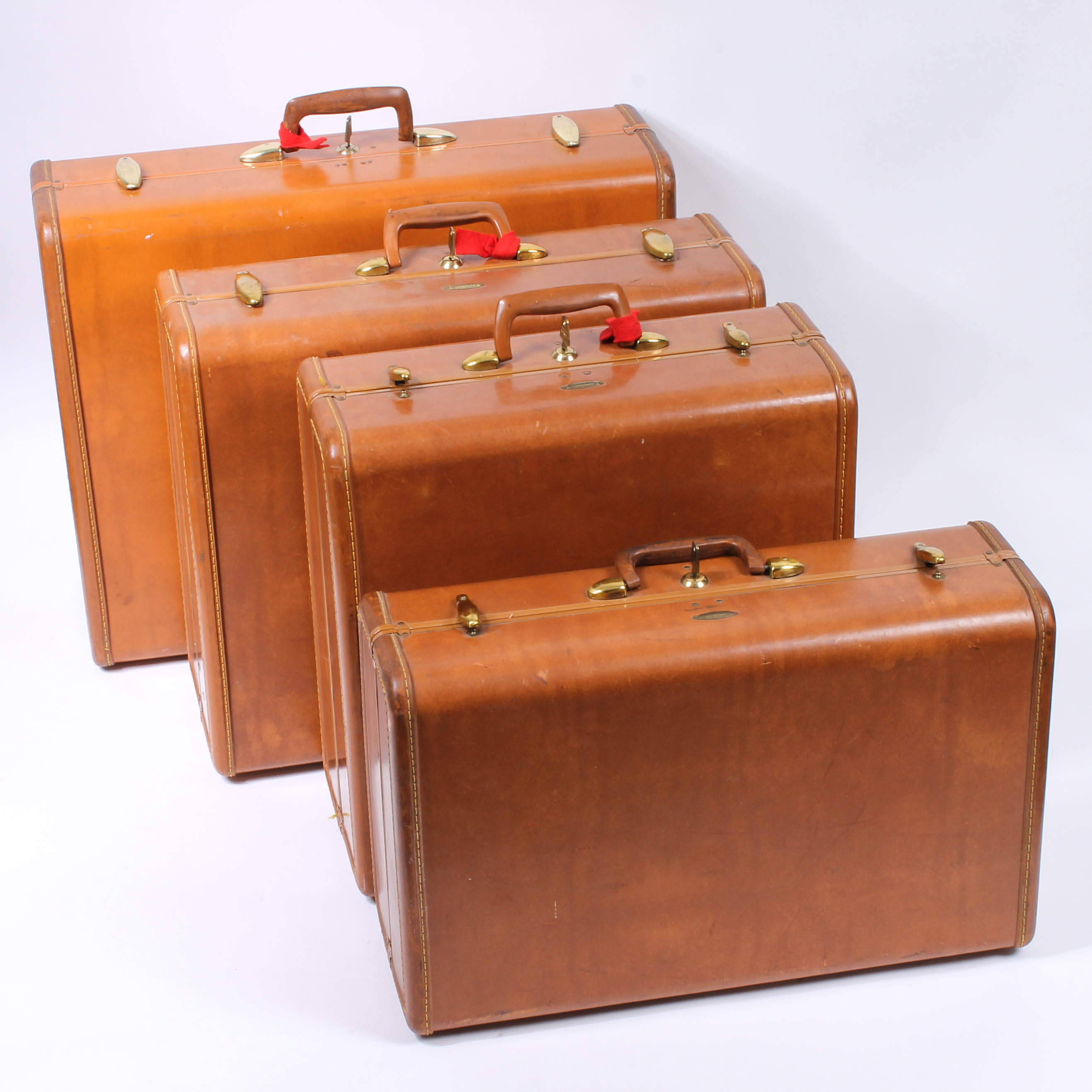 Vintage Samsonite Four-Piece Luggage Set