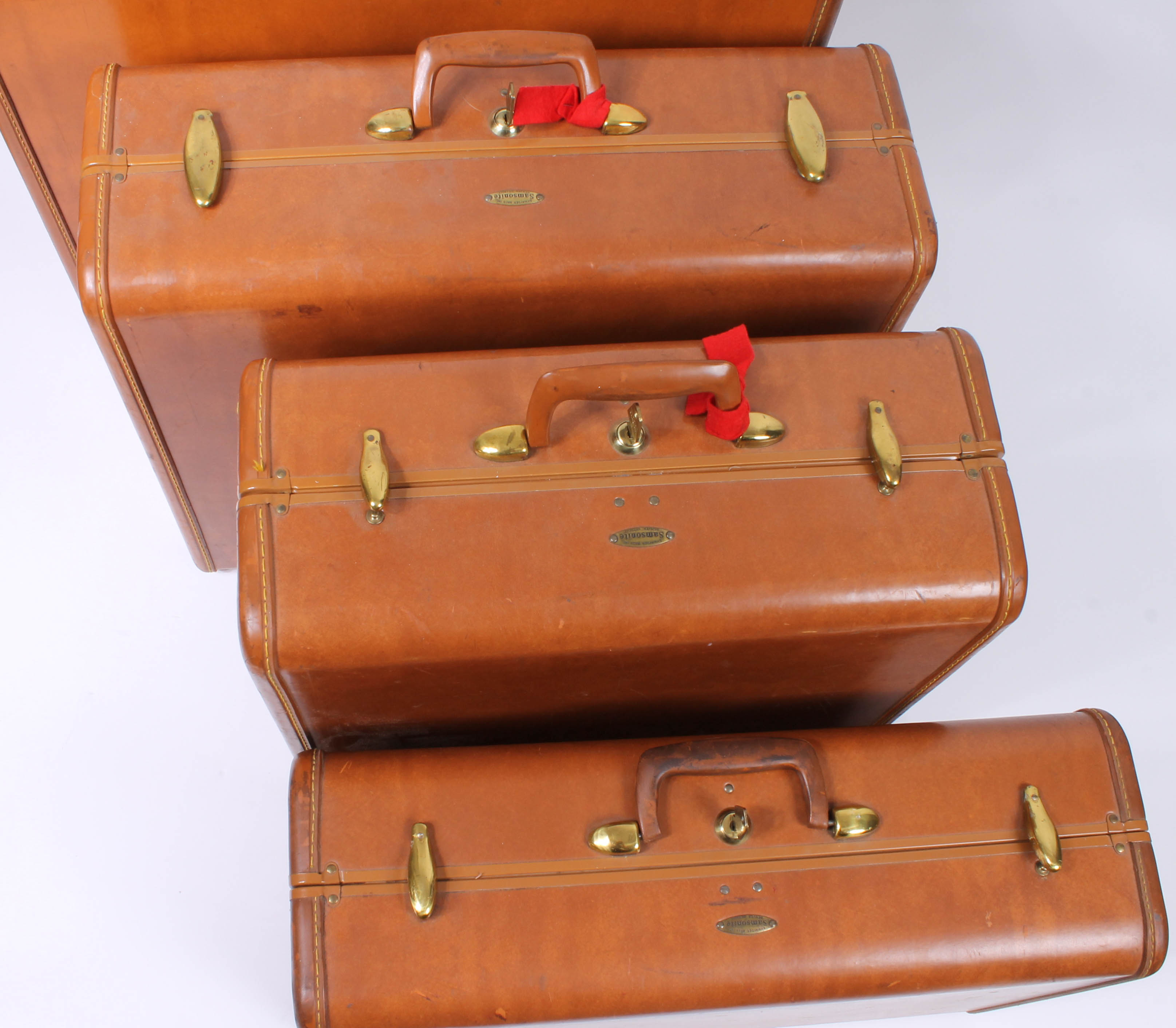 Vintage Samsonite Four-Piece Luggage Set