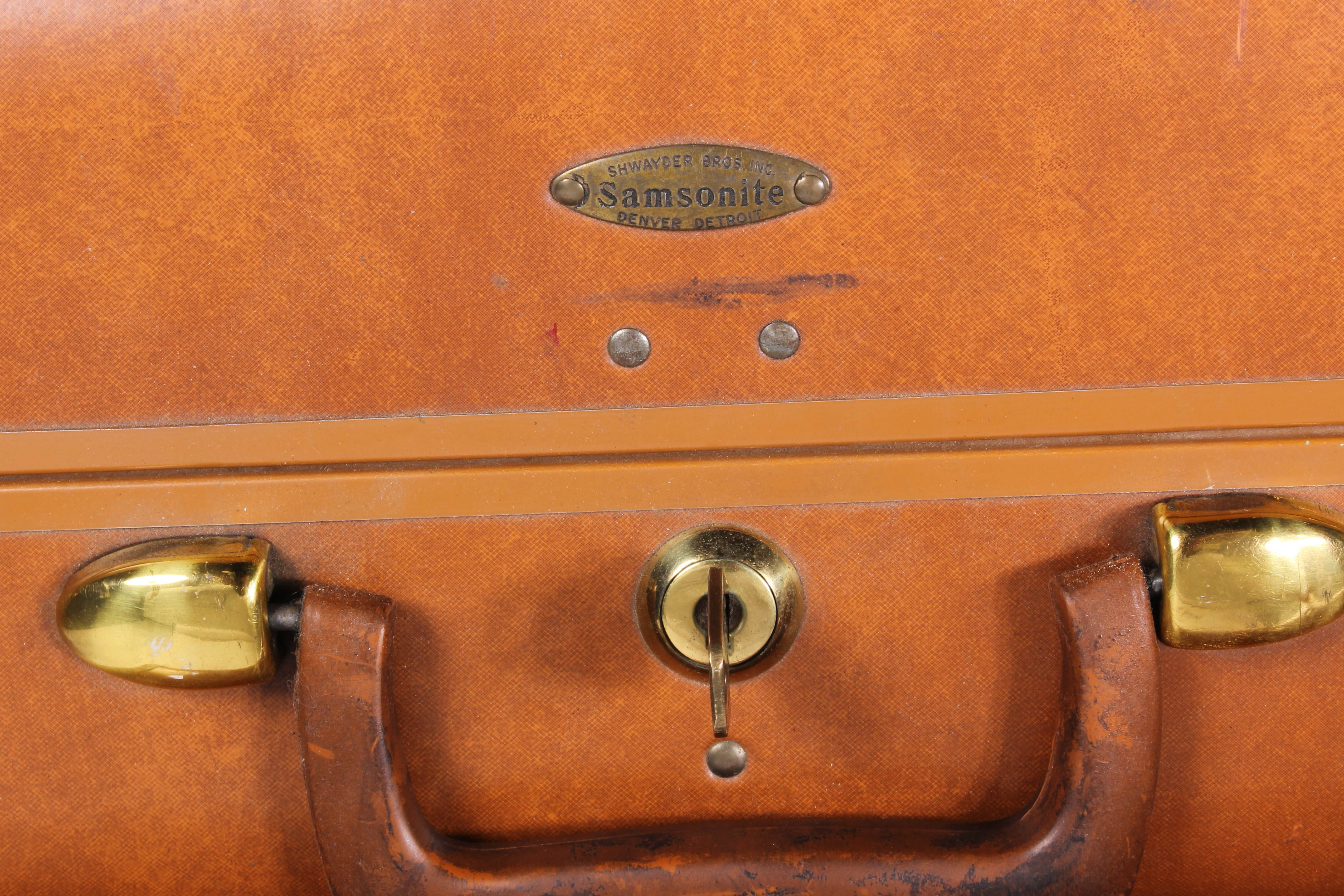 Vintage Samsonite Four-Piece Luggage Set
