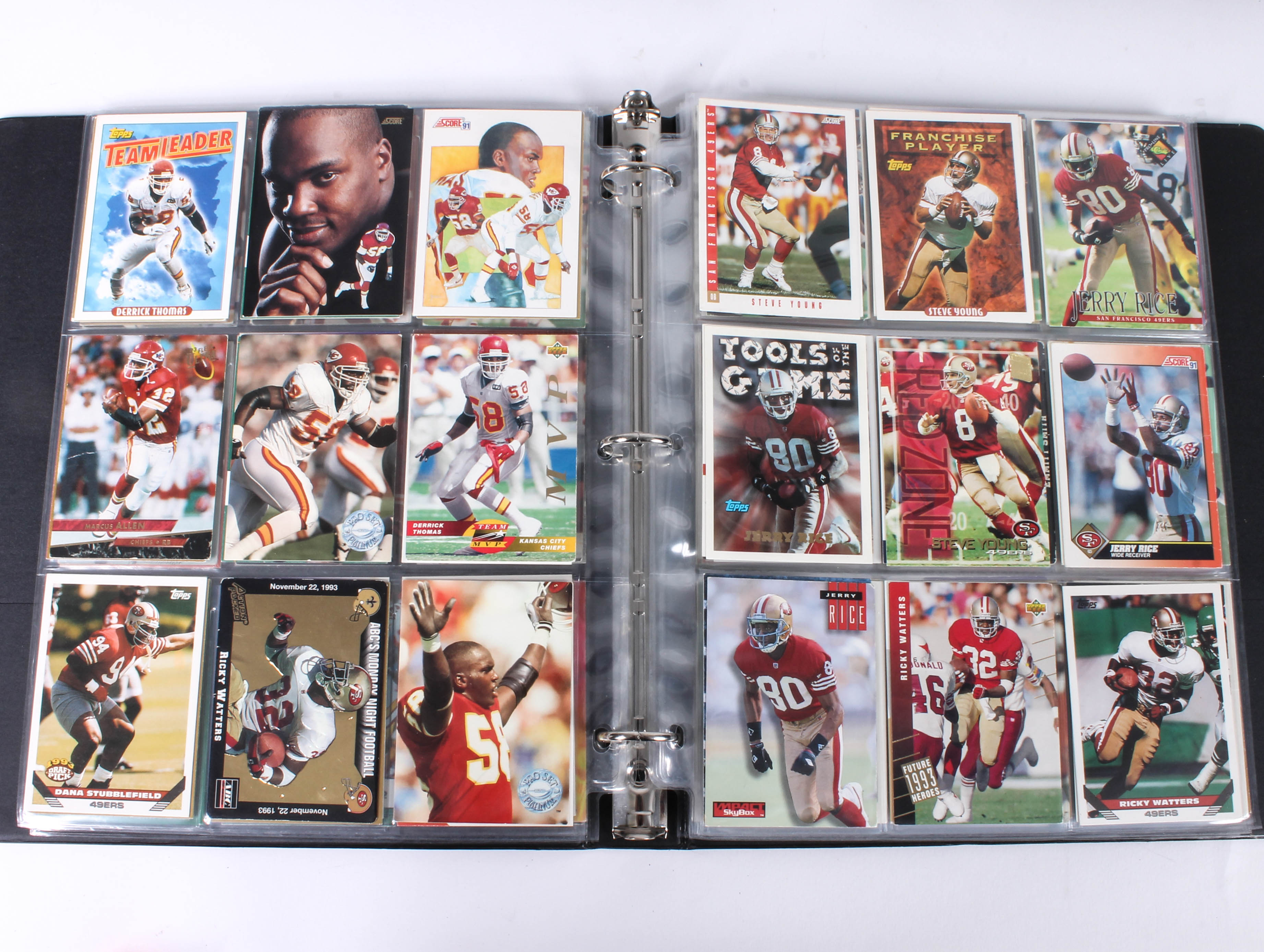 Large Collection of Football Cards