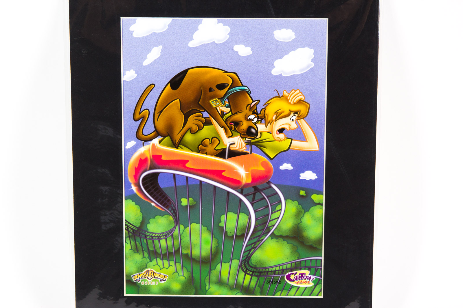 Scooby-Doo "The Big Hill" Offset Lithograph