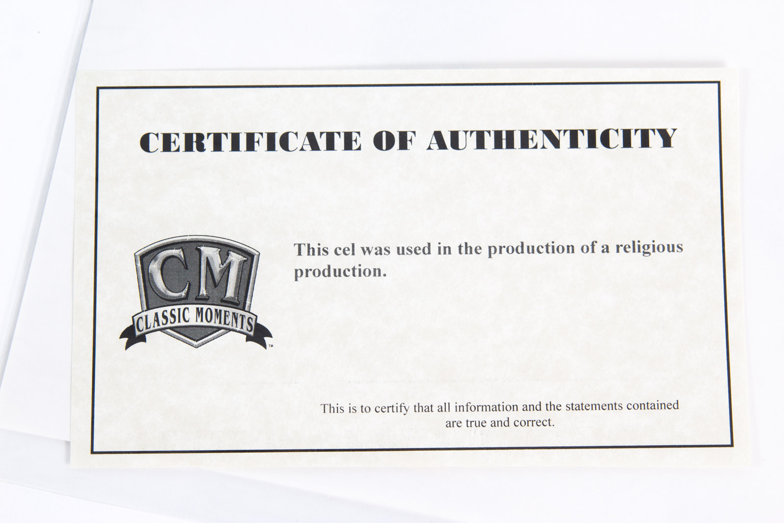 Original Religious Production Animation Cels