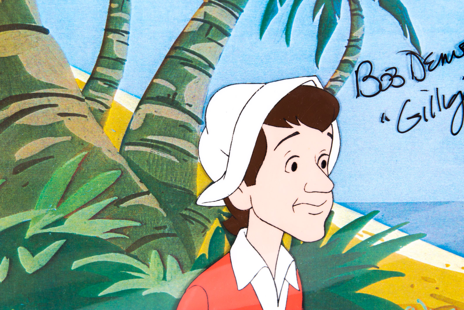 Bob Denver Signed 1970s "New Adventures of Gilligan" Animation Cel