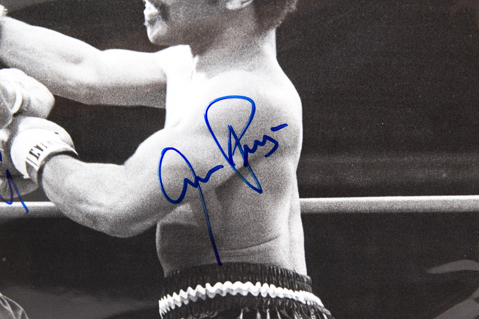 Aaron Pryor and Alexis Arguello Signed Orange Bowl Boxing Match Lithograph