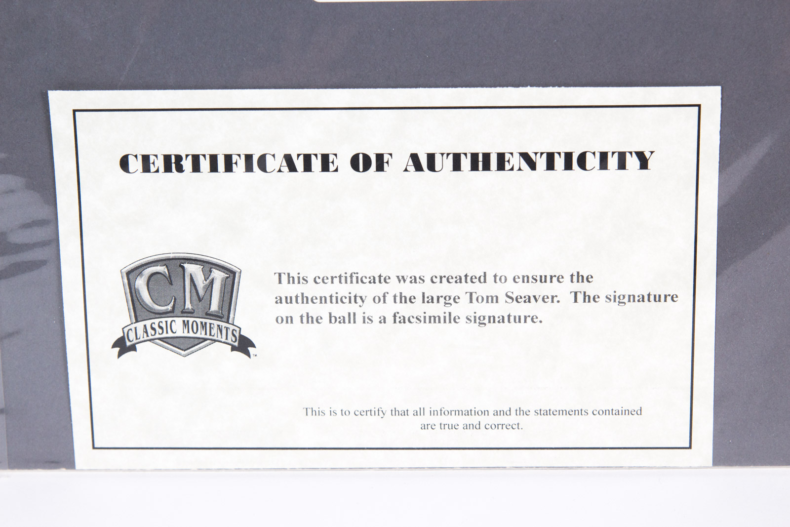 Tom Seaver Signed New York Mets Lithograph