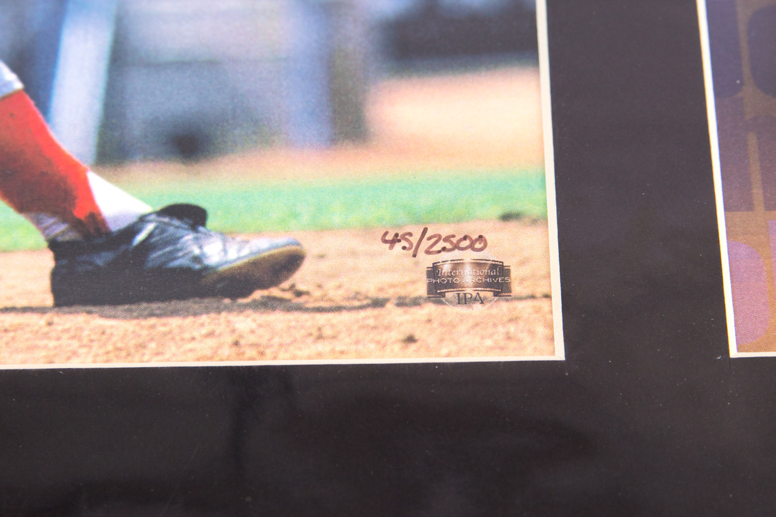 Johnny Bench Cincinnati Reds Offset Lithograph with Facsimile Signature