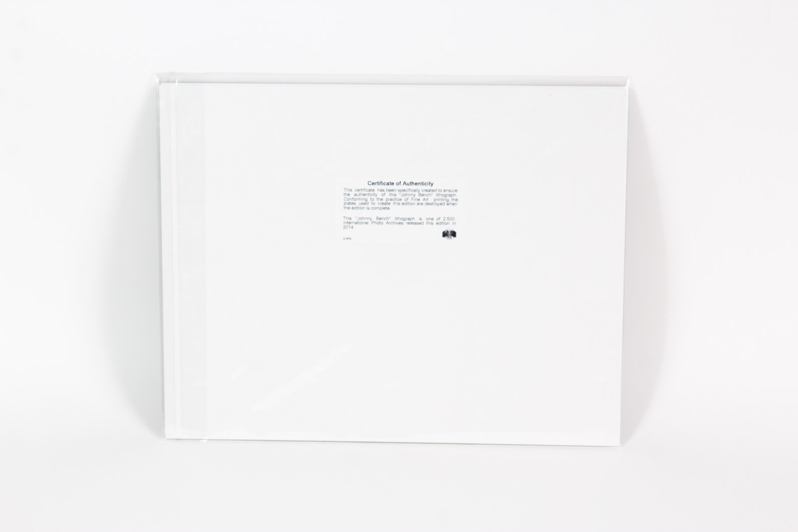 Johnny Bench Cincinnati Reds Offset Lithograph with Facsimile Signature