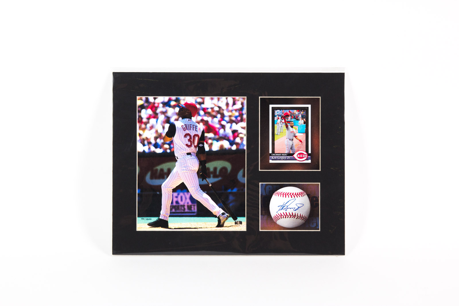 Ken Griffey Jr. Cincinnati Reds Offset Lithograph with Facsimile Signature