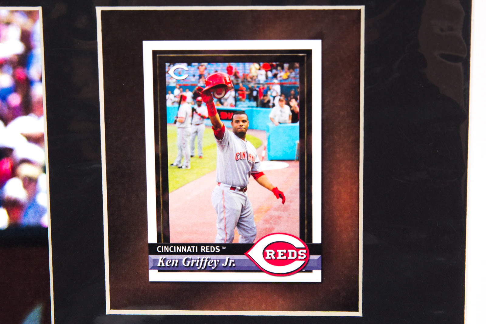 Ken Griffey Jr. Cincinnati Reds Offset Lithograph with Facsimile Signature